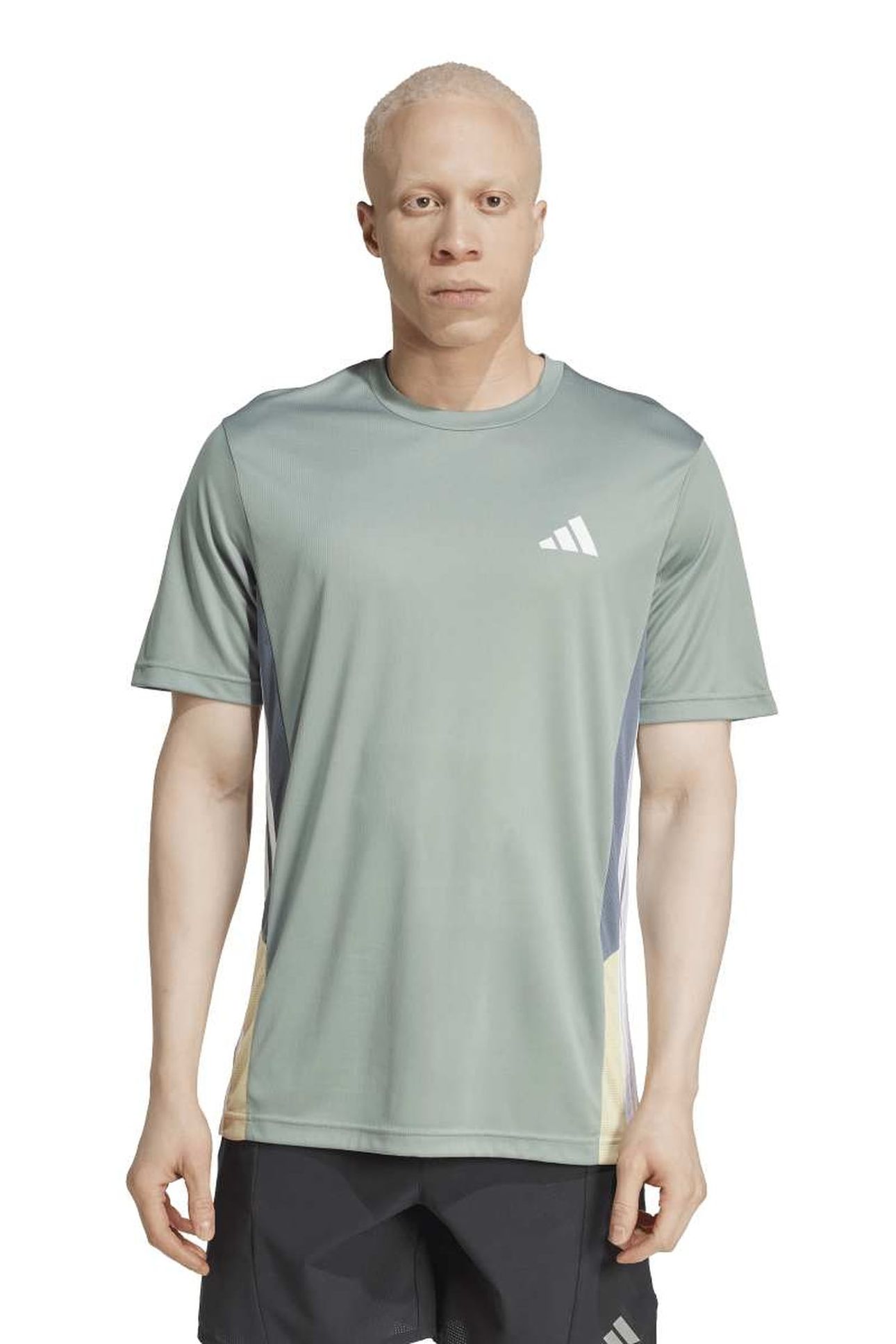 UNISEX TR ESSENTIAL CB TEE SILVER GREEN 1