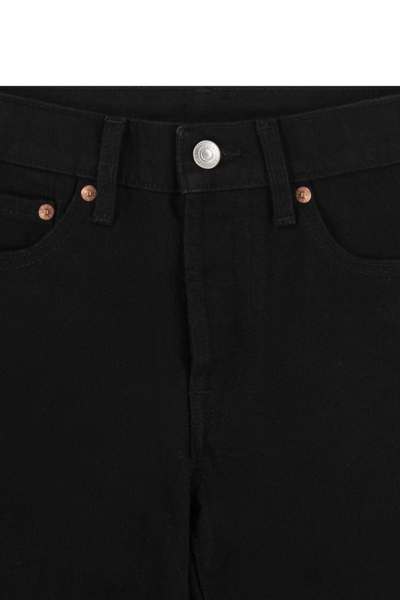 GIRLS 501 ORIGINAL JEANS BLACK 4