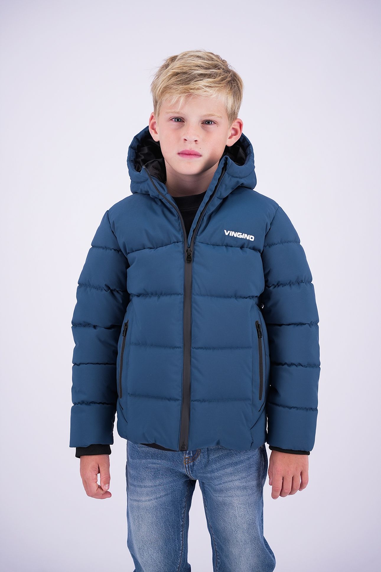 BOYS TALOM JACKET OUTDOOR DENIM BLUE 3