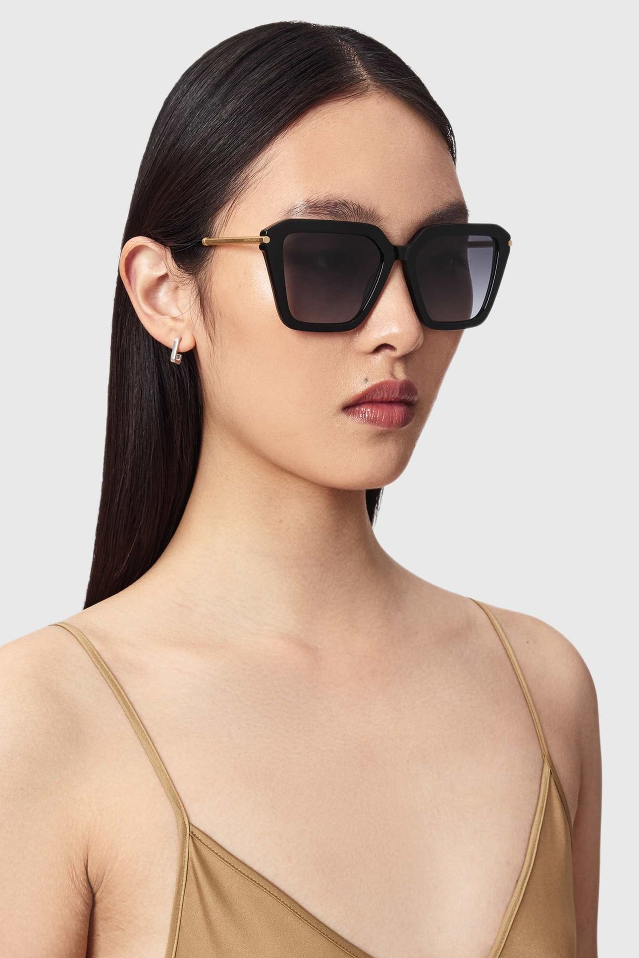GWEN SUNGLASSES GLOSS BLACK 3