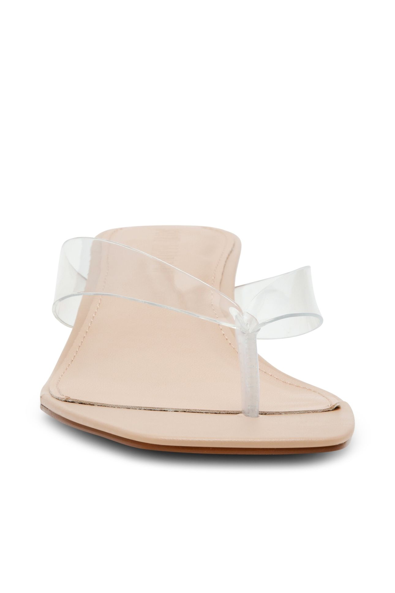 TRACIE SANDALS CLEAR NUDE 2