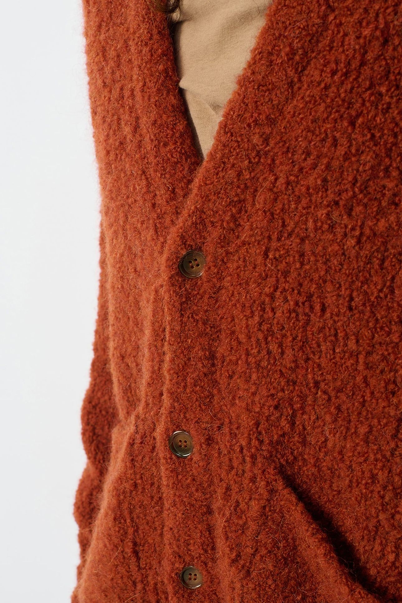 ZOLLY CARDIGAN BRIQUE CHINE 7