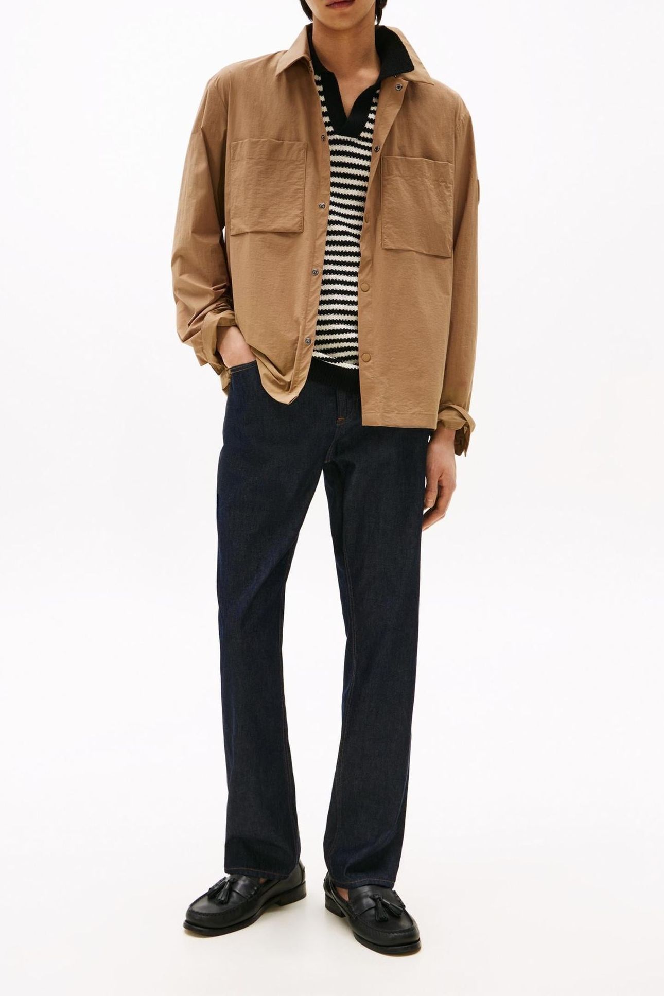 TECH SHIRT JACKET SOFT MOCHA 2