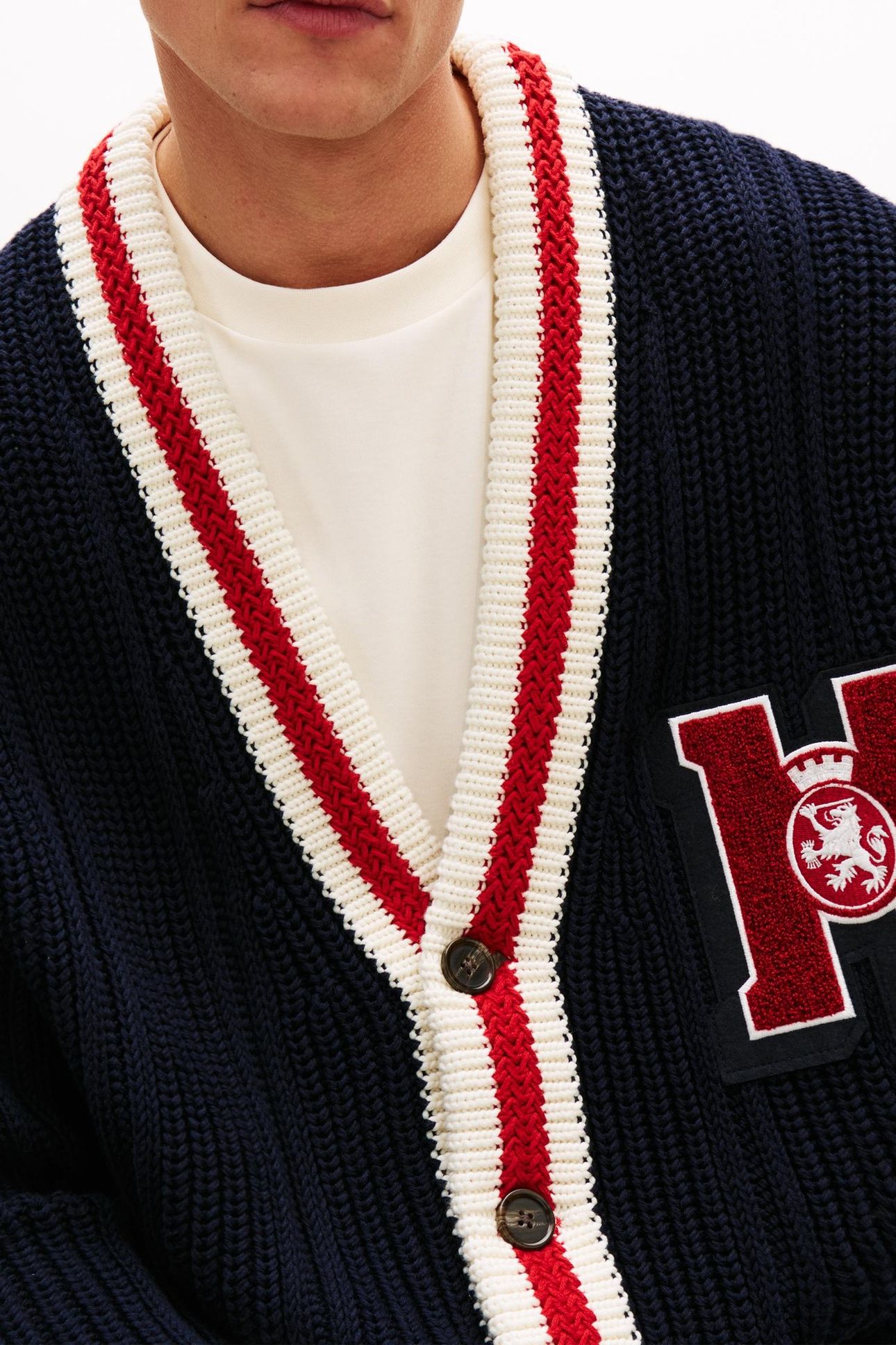 LETTERMAN CARDIGAN DESERT SKY 5