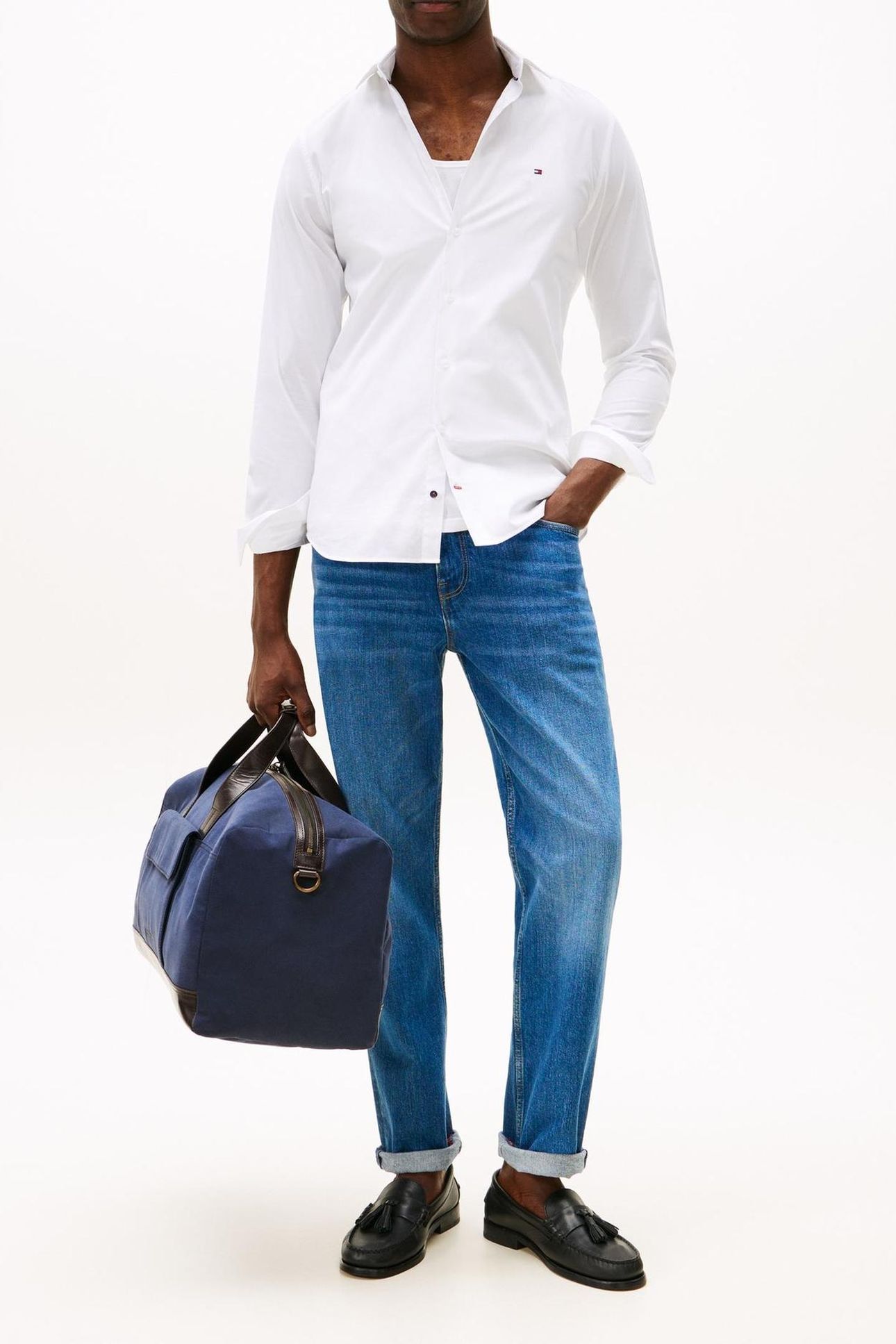 FLEX POPLIN SHIRT OPTIC WHITE 3