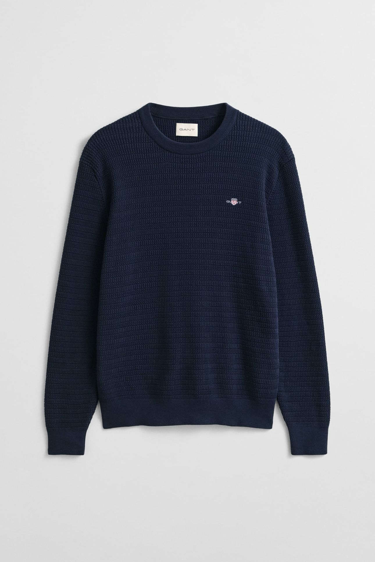 MINI CABLE C-NECK EVENING BLUE 4