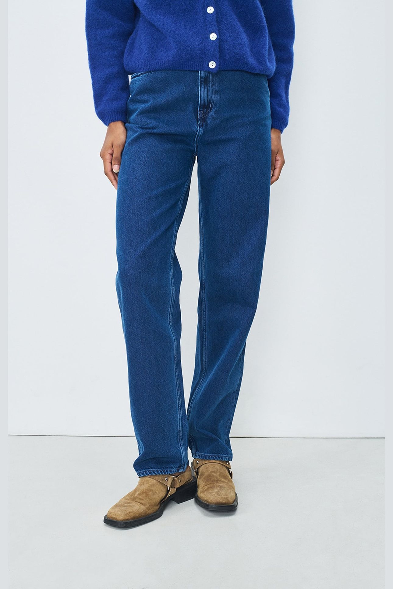 JOYBIRD-B 5-POCKET TROUSERS INDIGO 2
