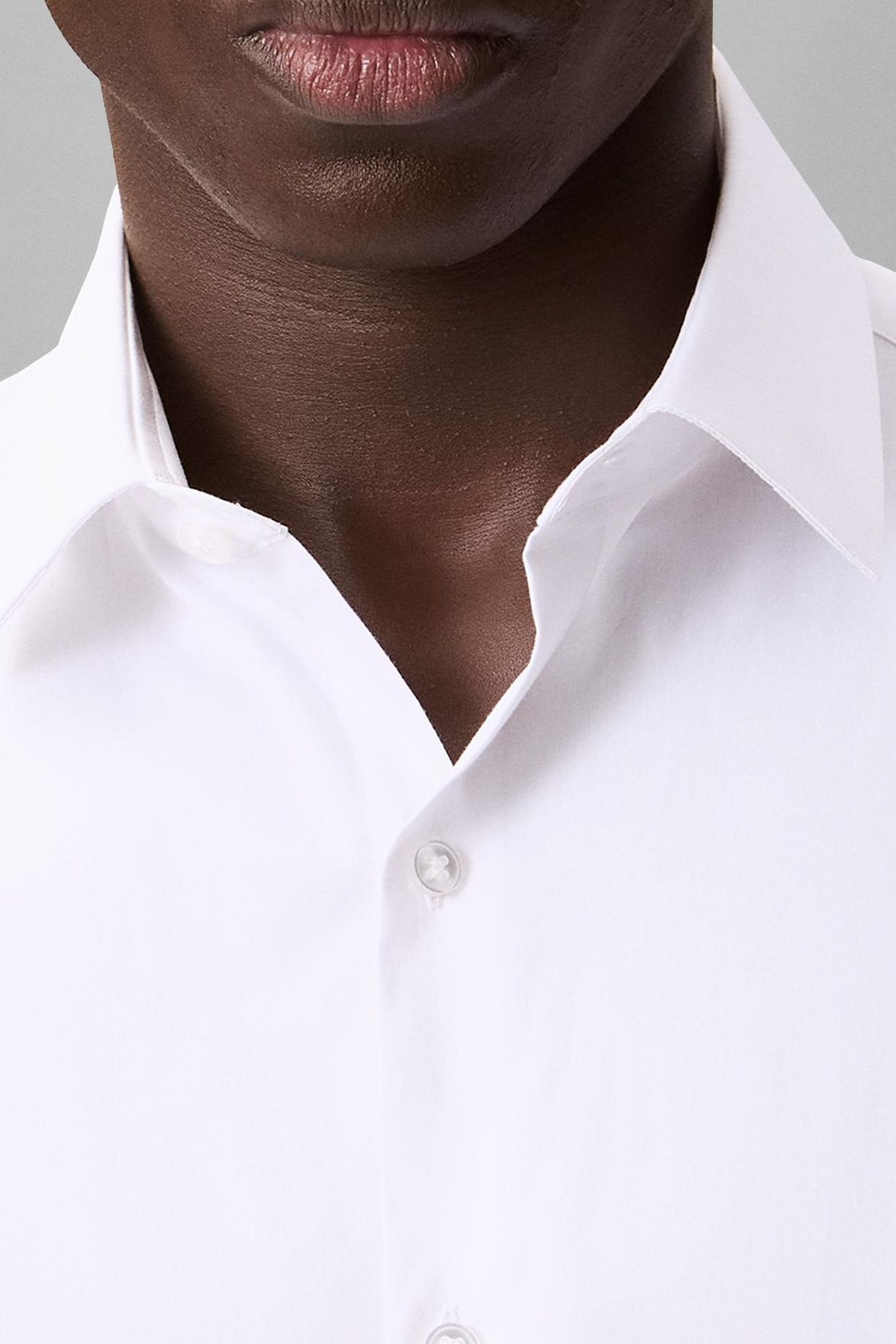 SLIM ESSENTIAL POPLIN SHIRT WHITE 5