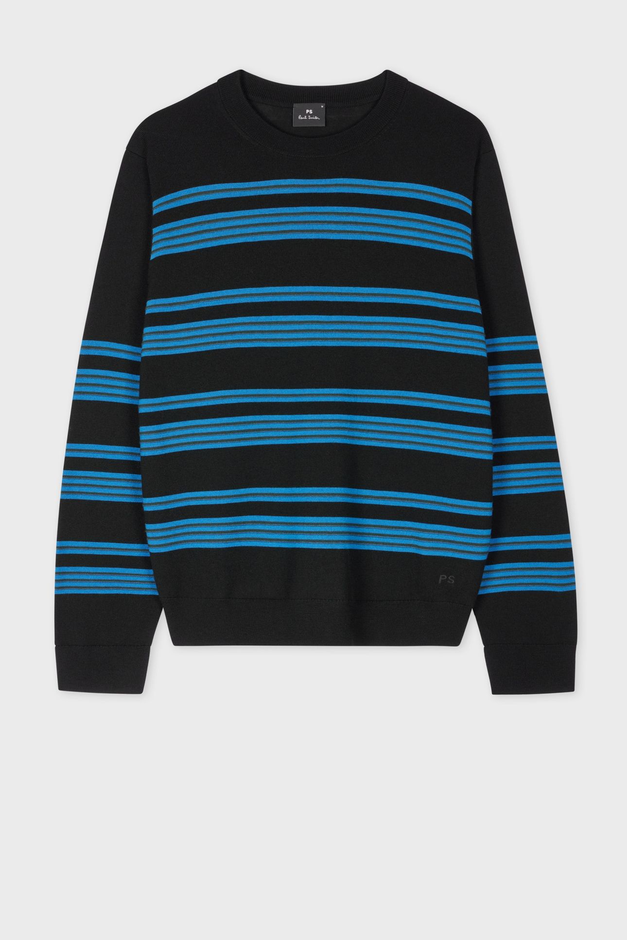 MENS SWEATER CREW NECK BLACK 4