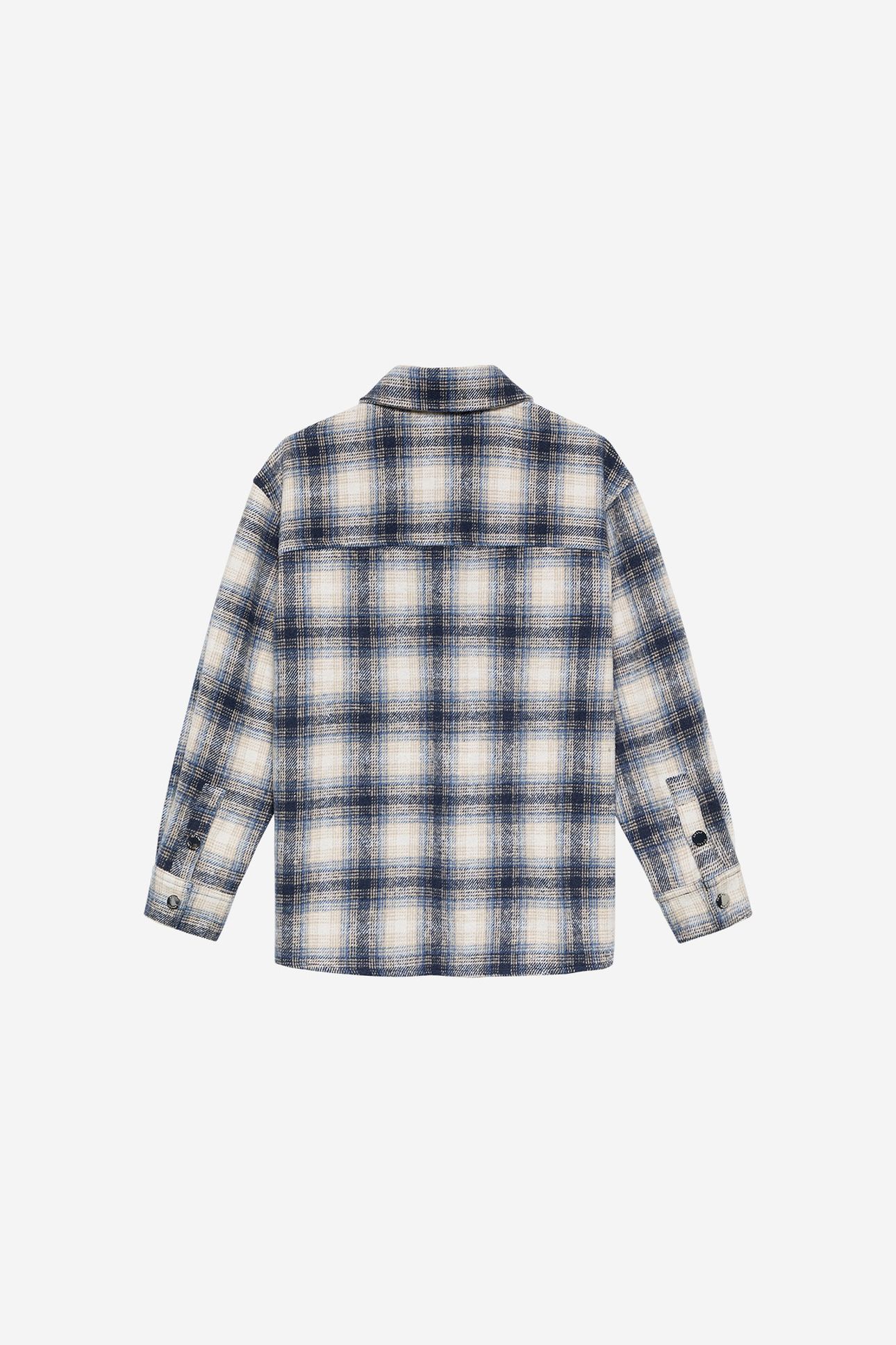 SQUARED OVERSHIRT BLUE DESTROY 2