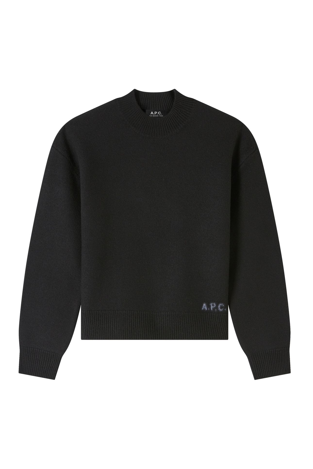 SWEATER CREW NECK BLACK 4