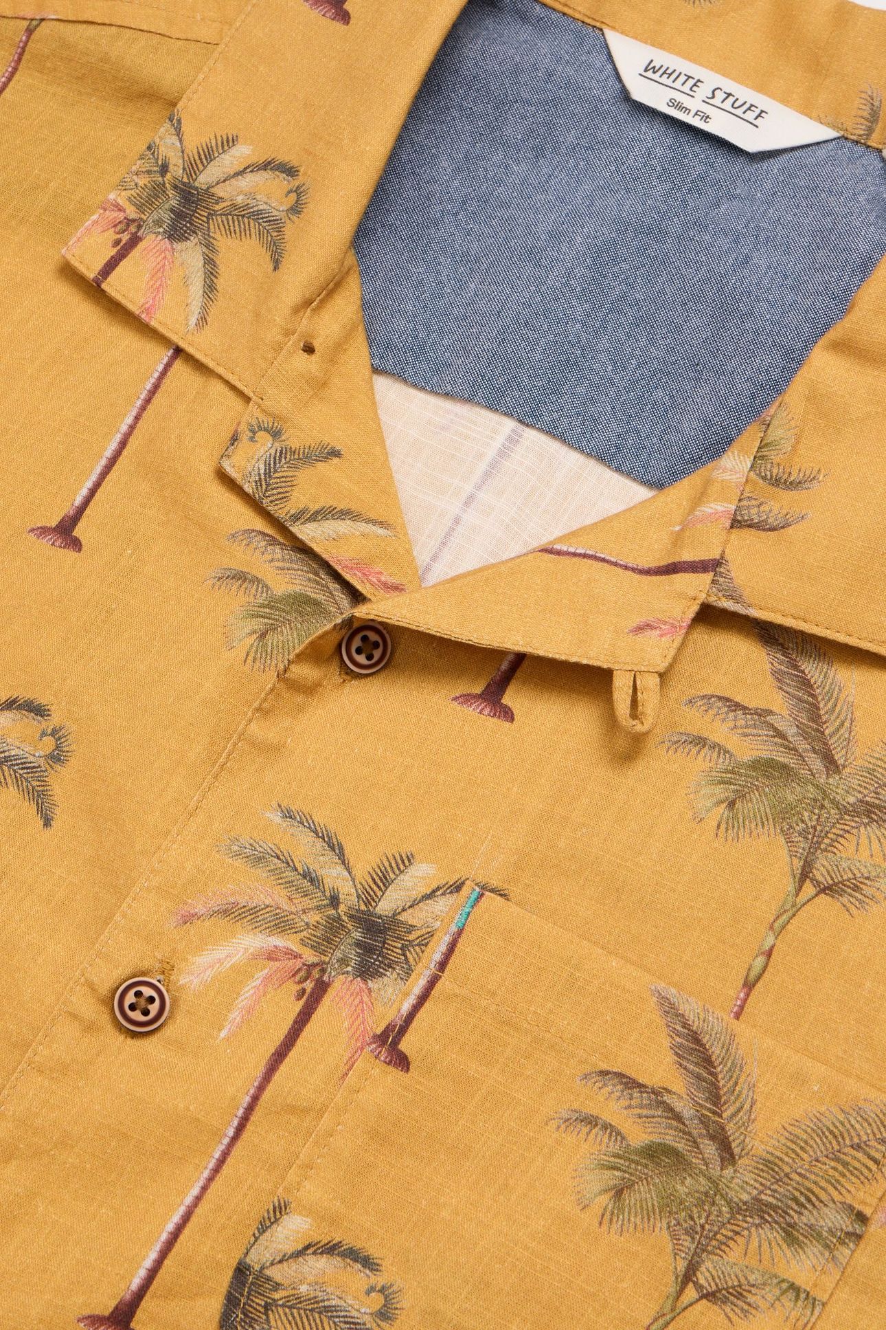 PALM TREE PRINTED SHIRT YELLOW PRINT 5