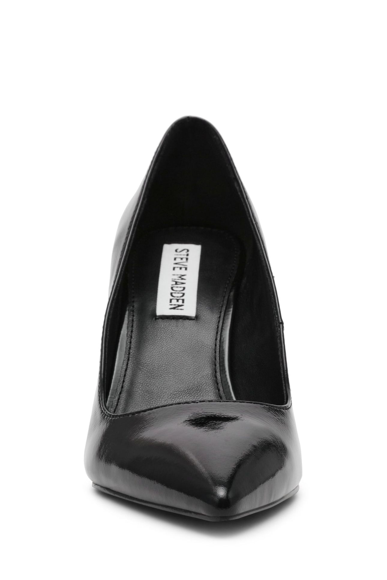 SECURED PUMPS BLACK LEATHER 5