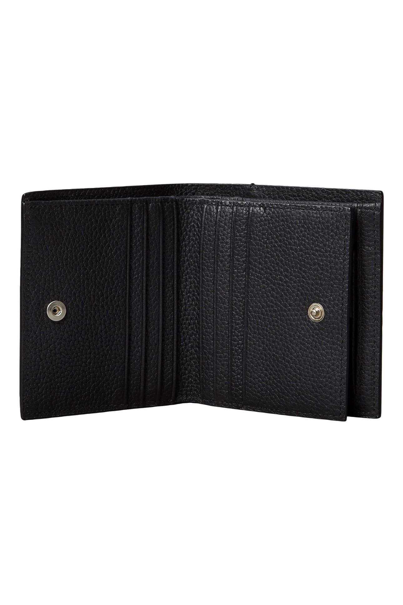 FOIL EMBOSS SLIM TRIFOLD WALLET BLACK 3