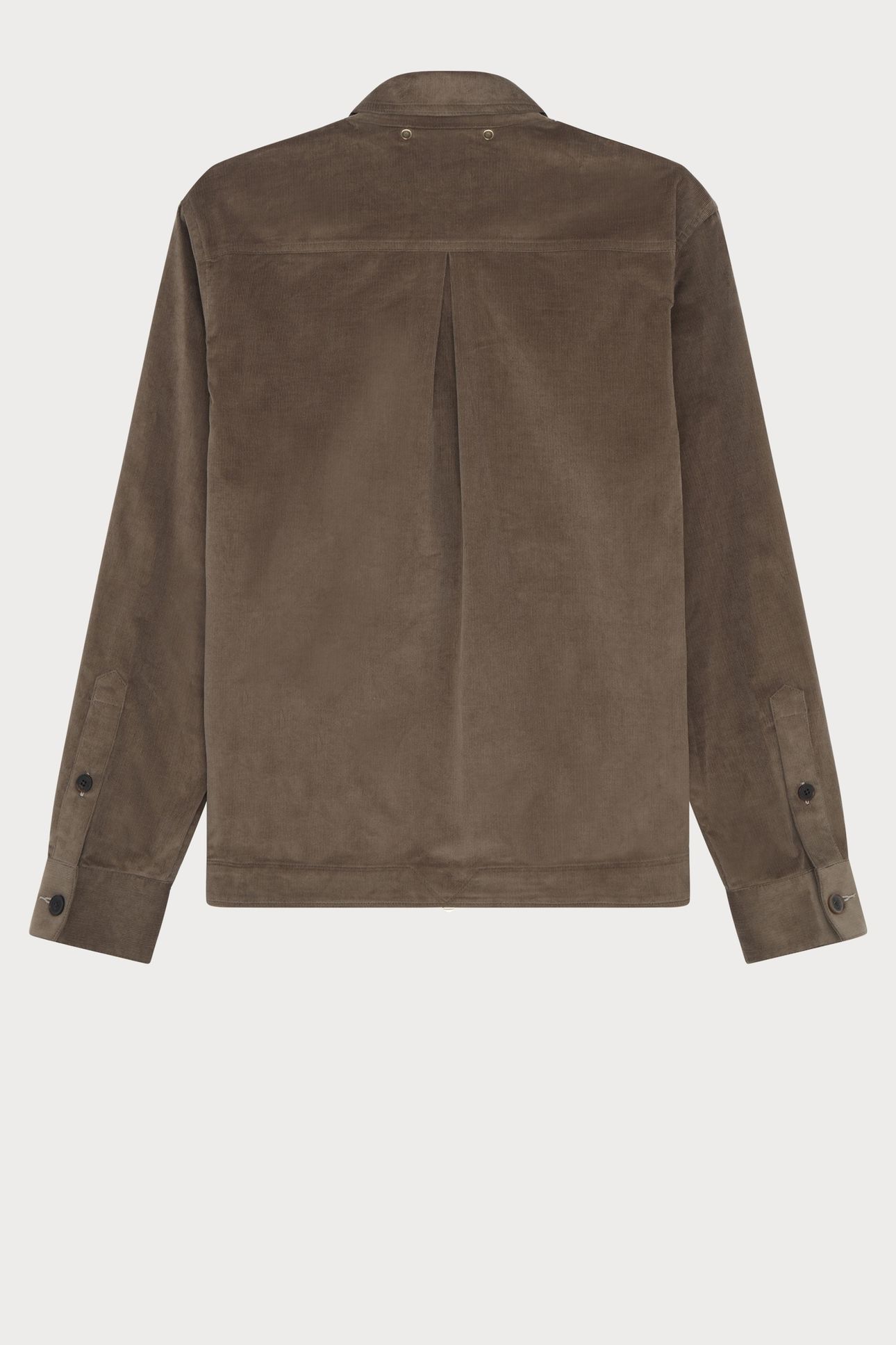 MENS ZIP SHIRT JACKET GREY BEIGE 2