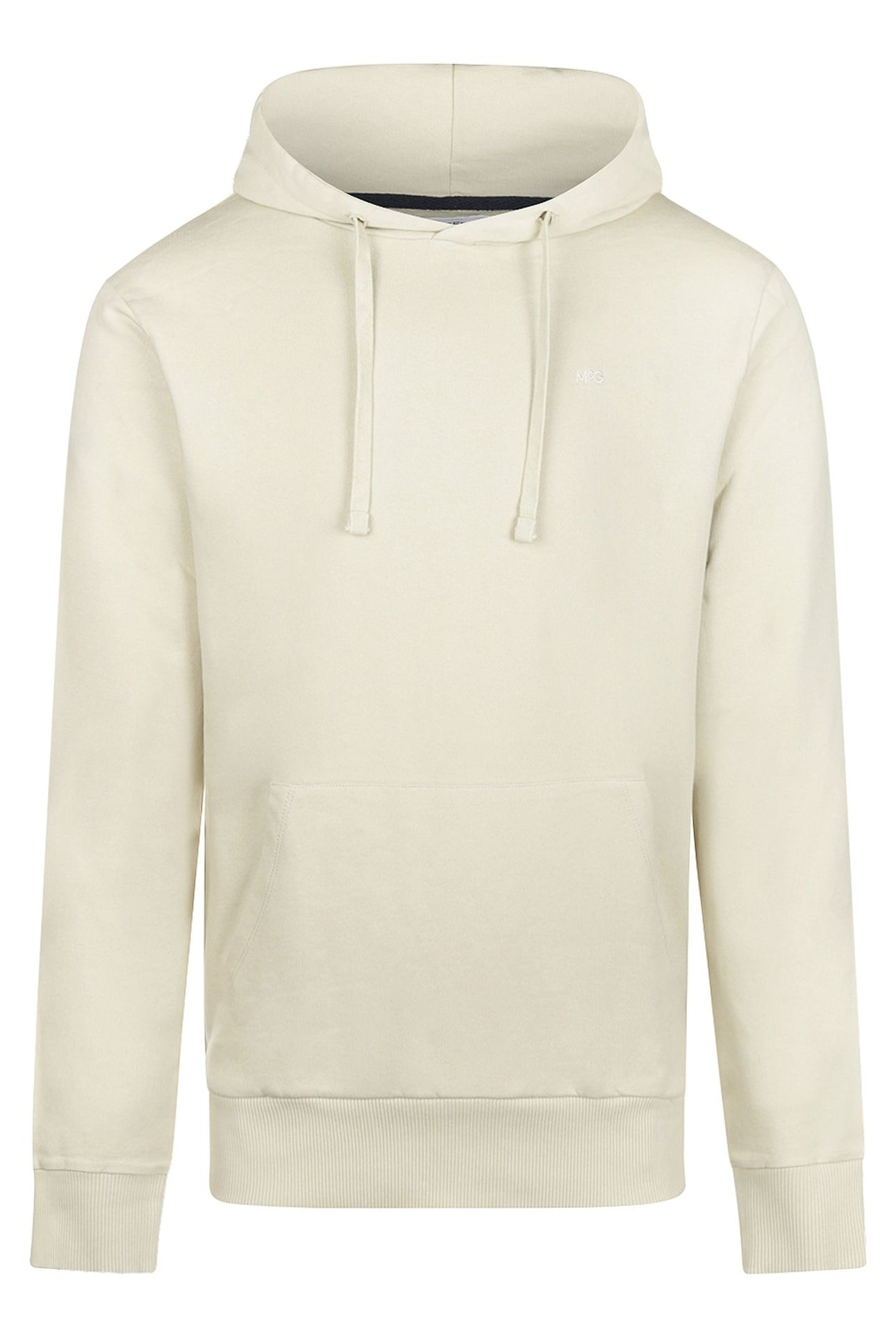 MCG LOGO HOODY STONE 1