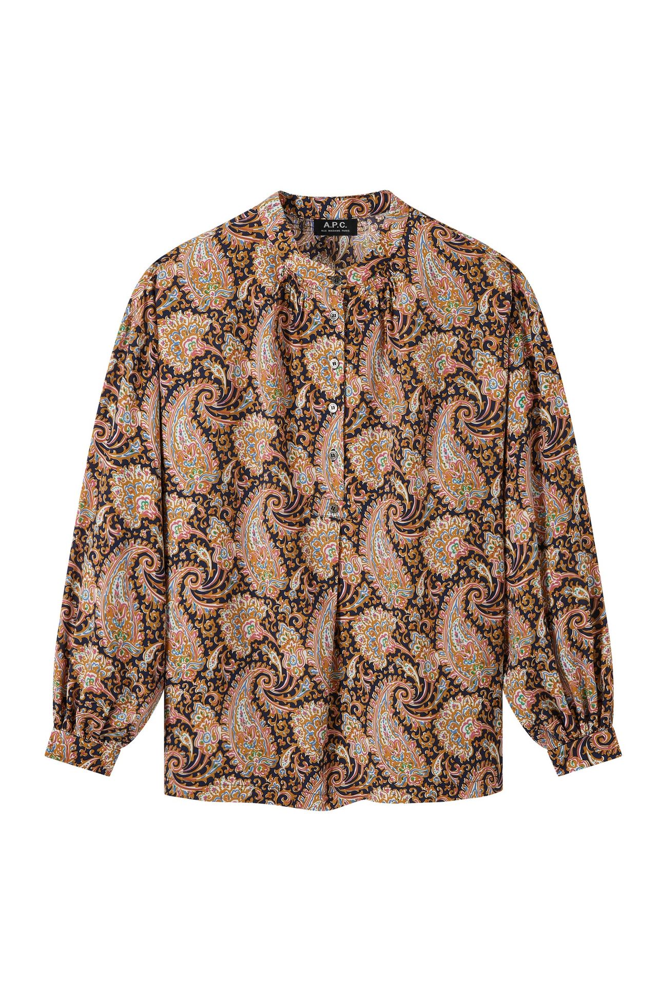 BLOUSE FLORA ORANGE 2