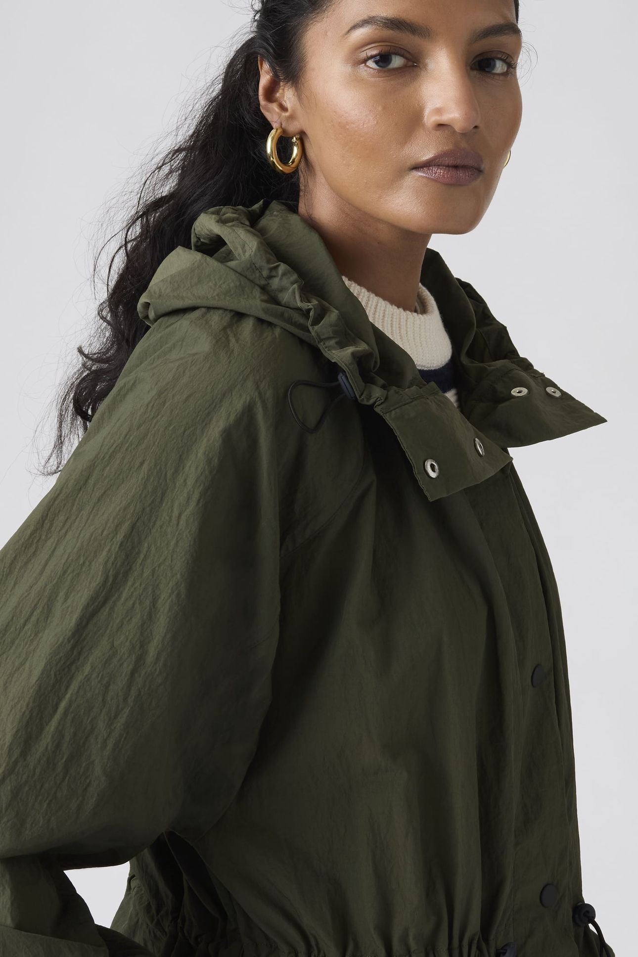 SIMONE LONG BUBBLE PARKA DEEP DEPTHS 6