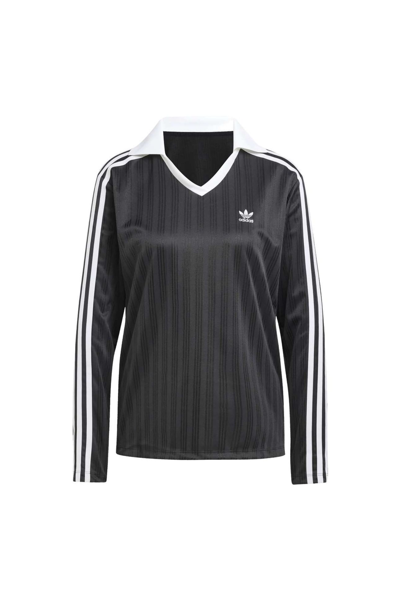 V-NECK LS TEE BLACK 4