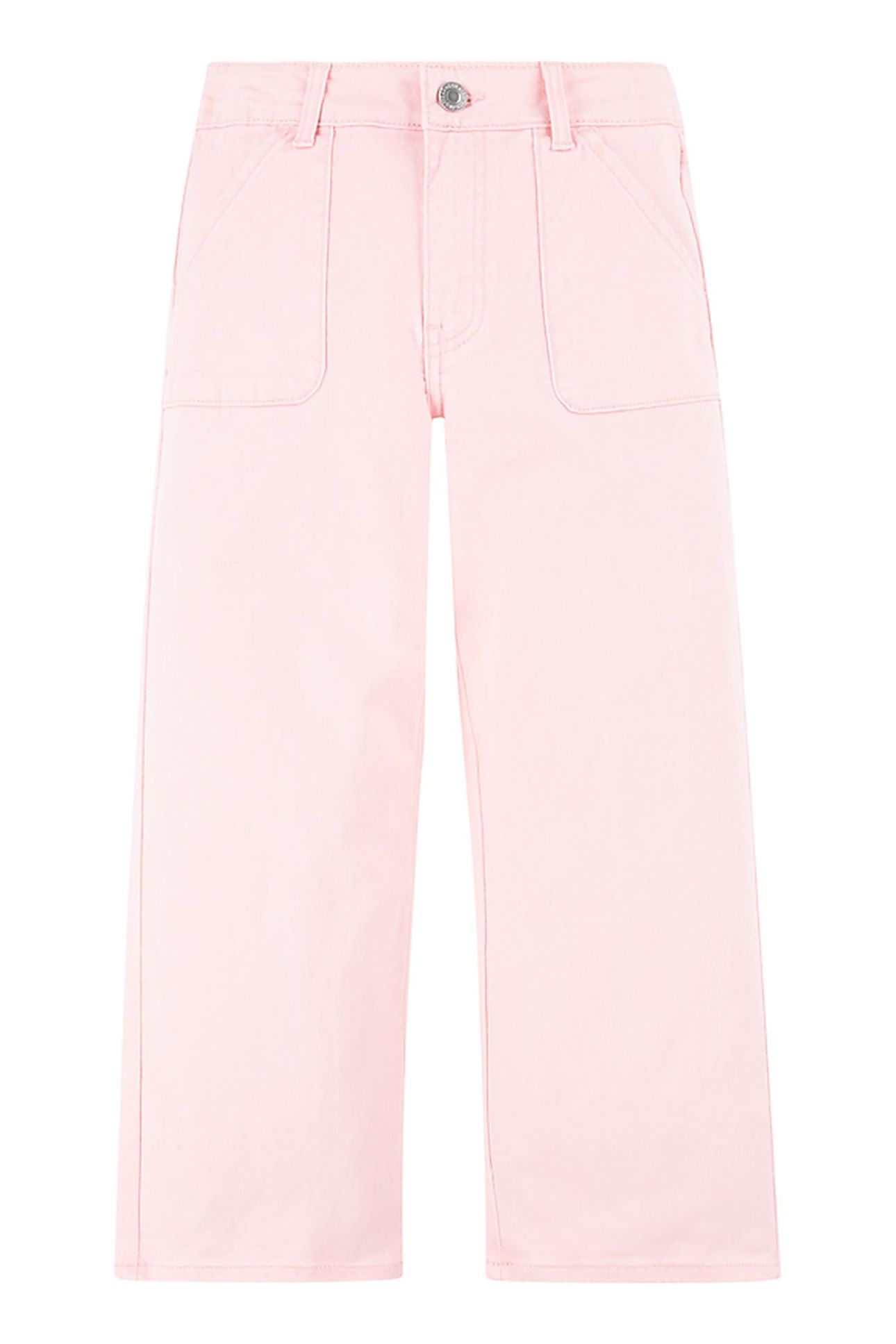 GIRLS CROPPED WIDE LEG PANT QUARTZ PINK 1