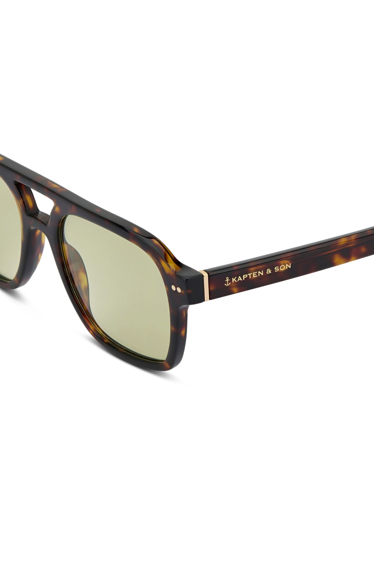 UNISEX ZURICH OVERSIZE DARK TORTOISE GREEN 5