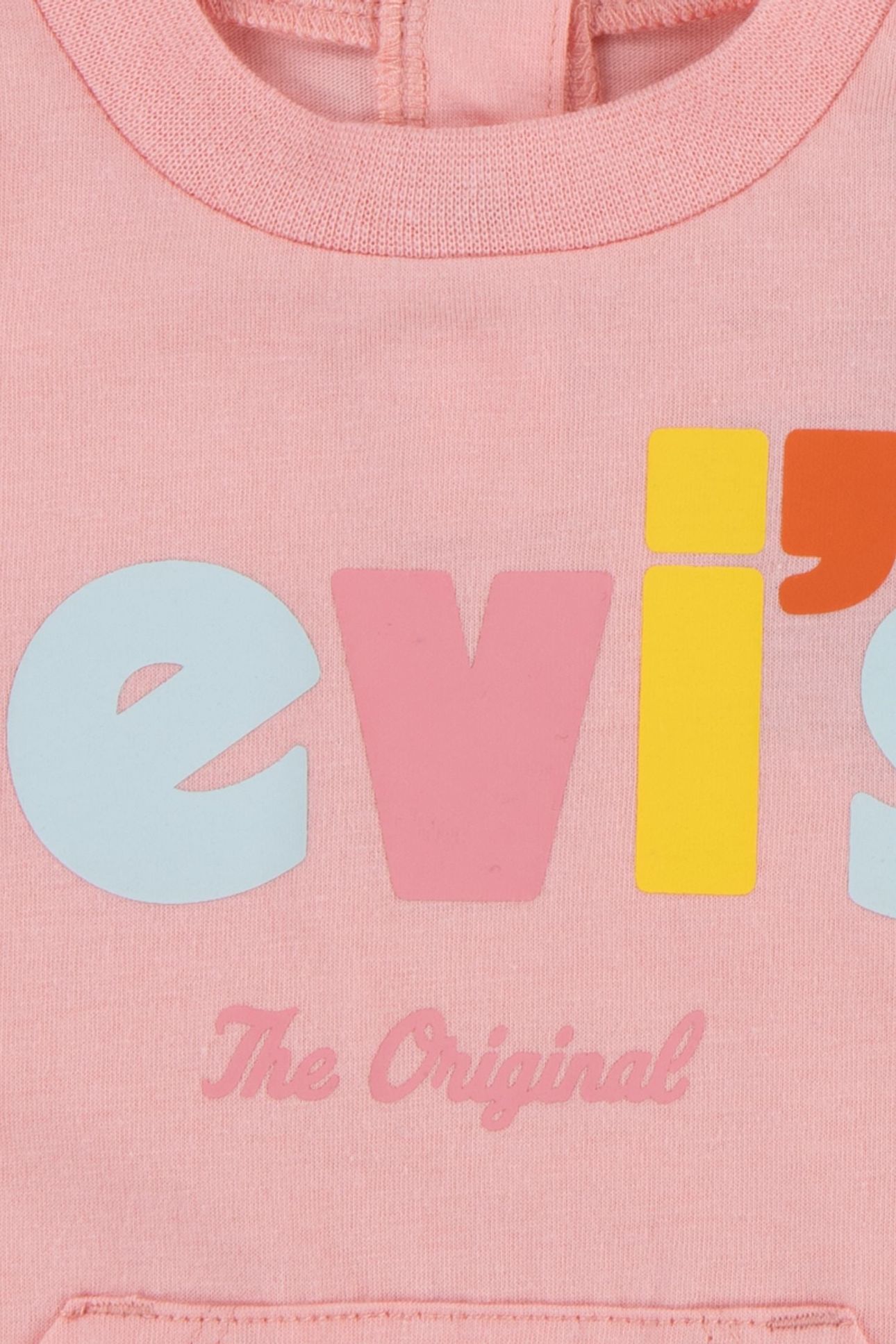 UNISEX SS POSTER LOGO COVERALL QUARTZ PINK 3