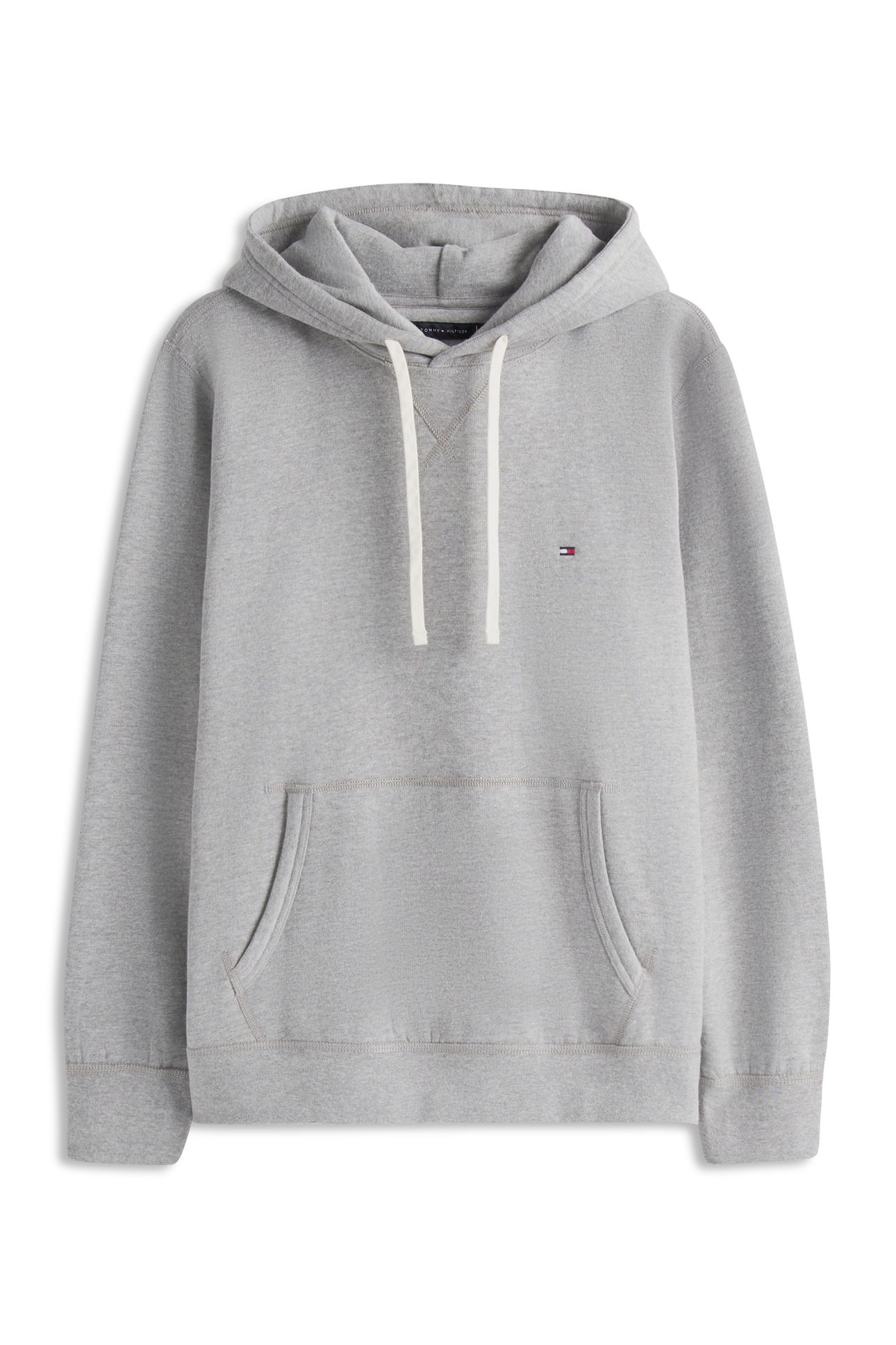 ESSENTIAL FLEECE HOODIE MEDIUM GREY HEATHER 4