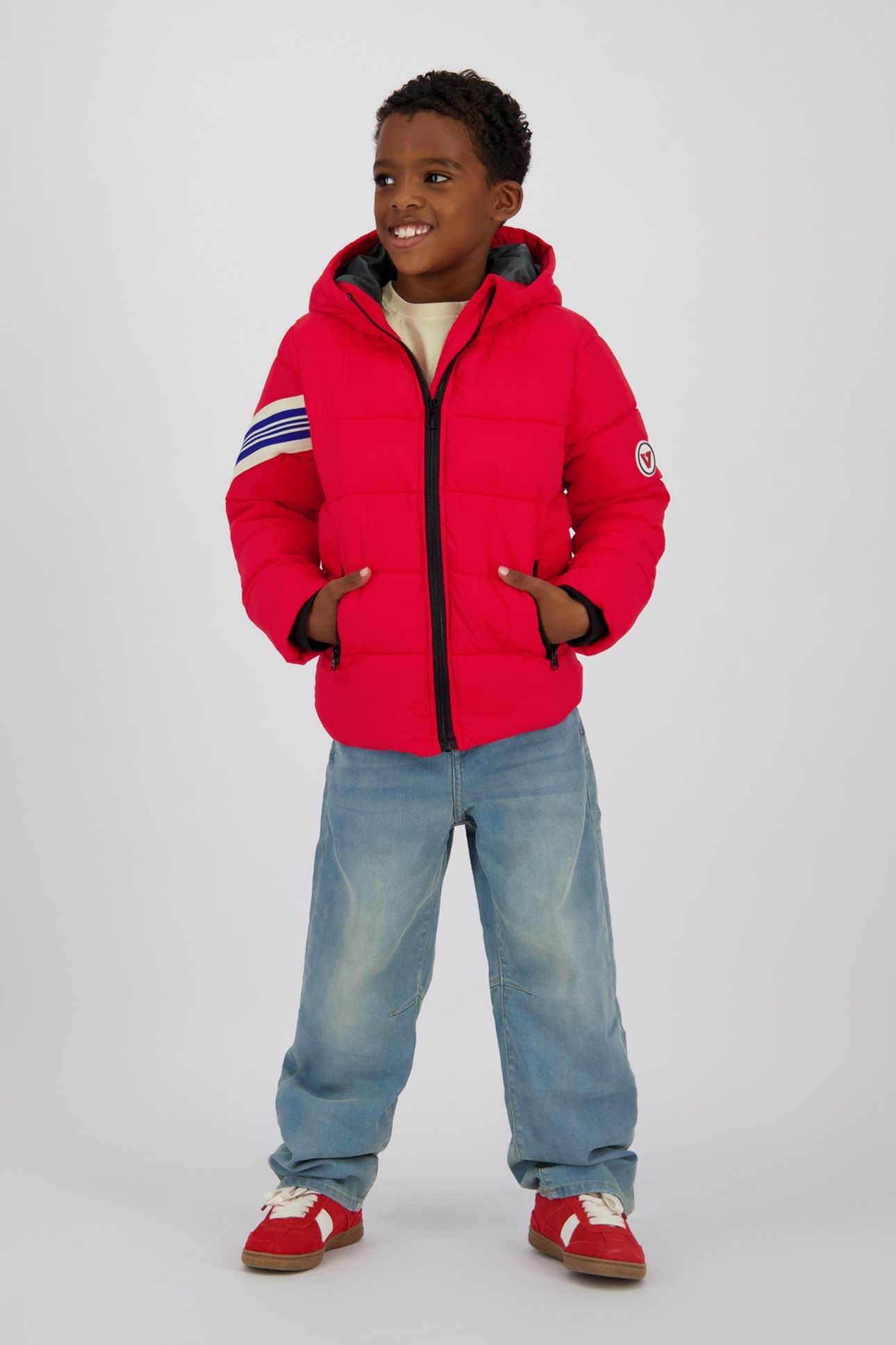 BOYS TONCO JACKET OUTDOOR FRESH RED 1