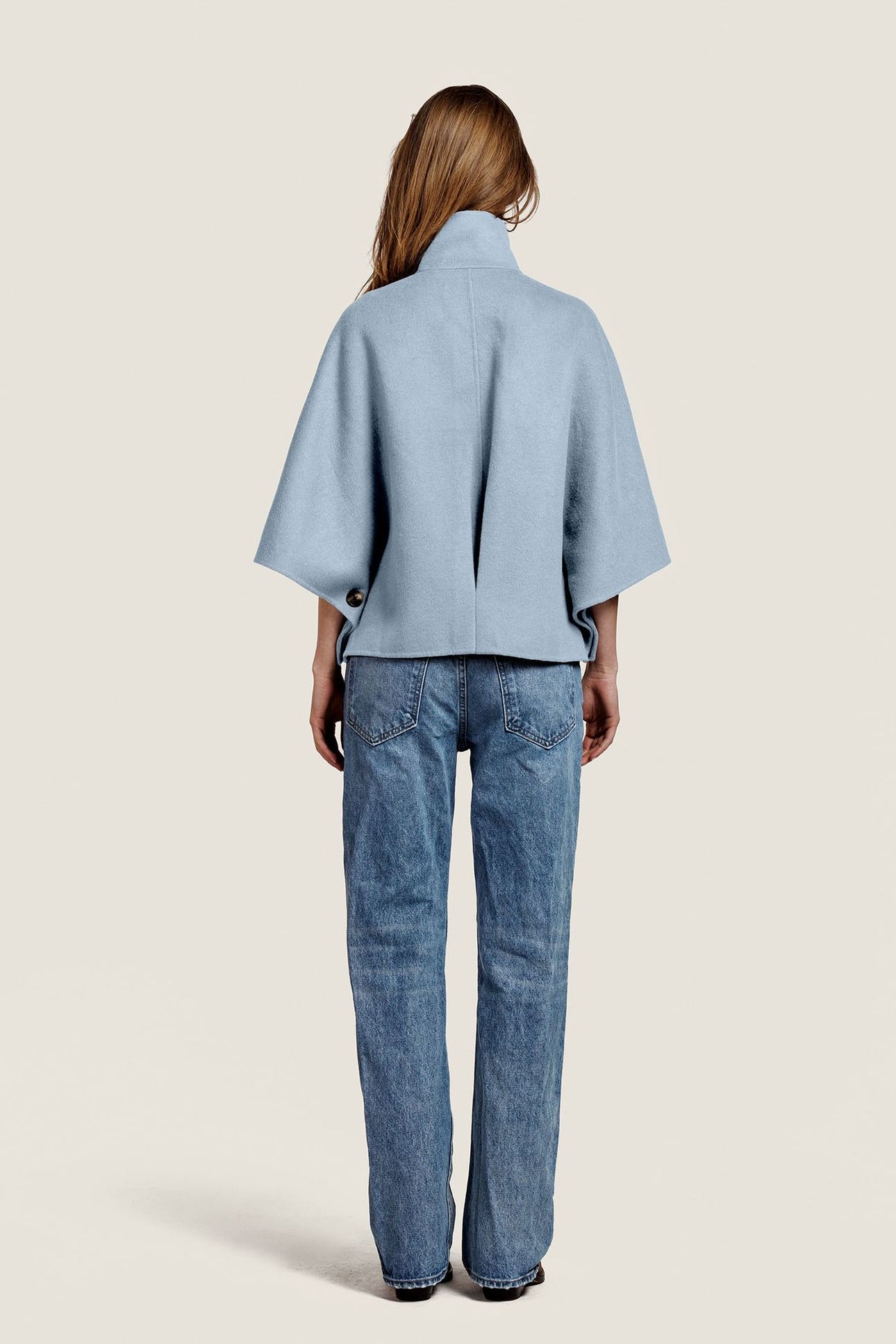 LIV WOOL JACKET GREY BLUE 2
