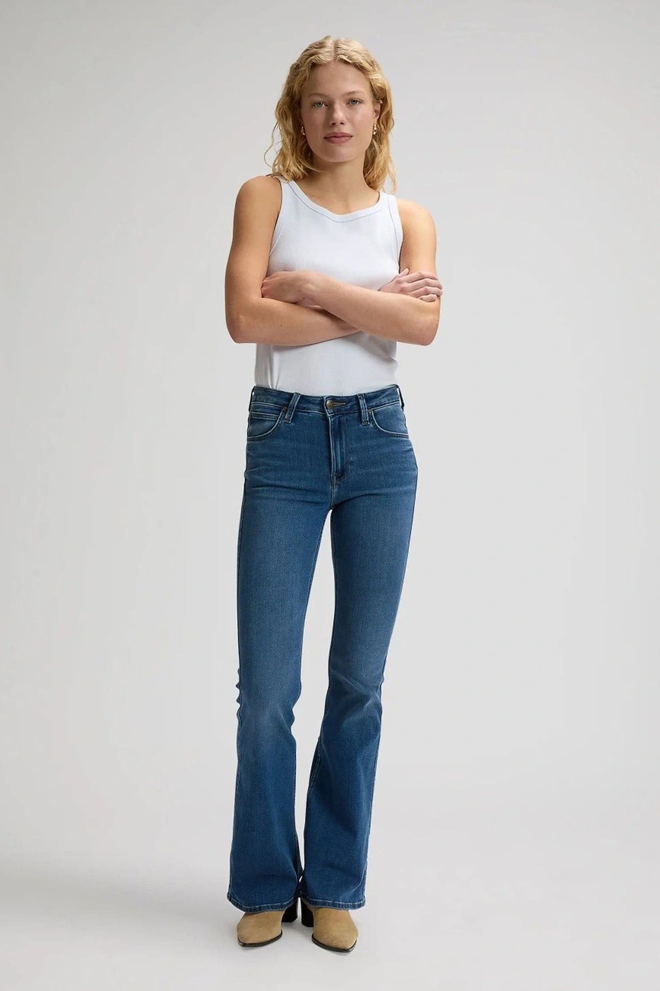 BREESE - CLIMB HIGHER - HIGH RISE FLARE BLUE 2