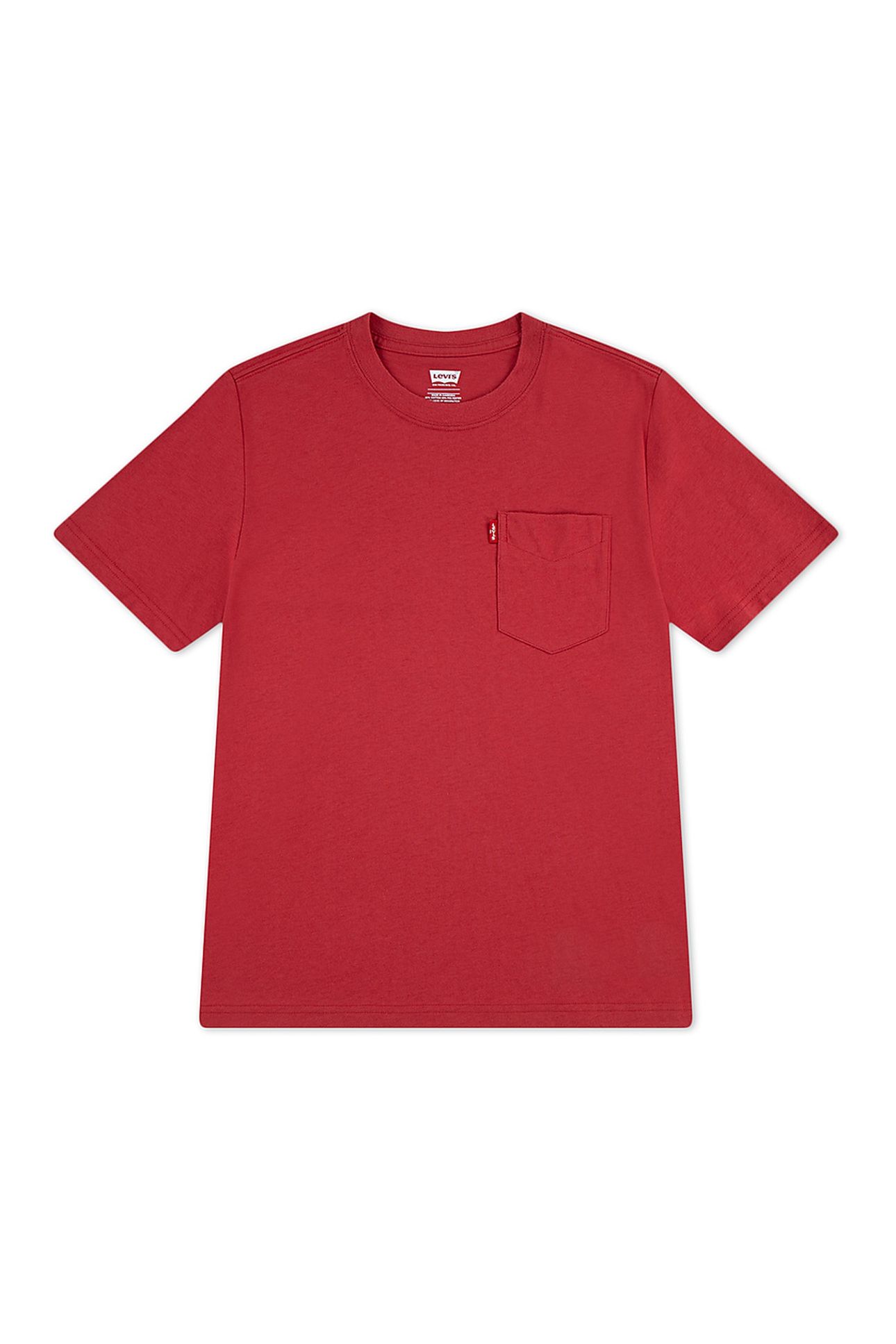 BOYS SUNSET POCKET TEE CARDINAL 1