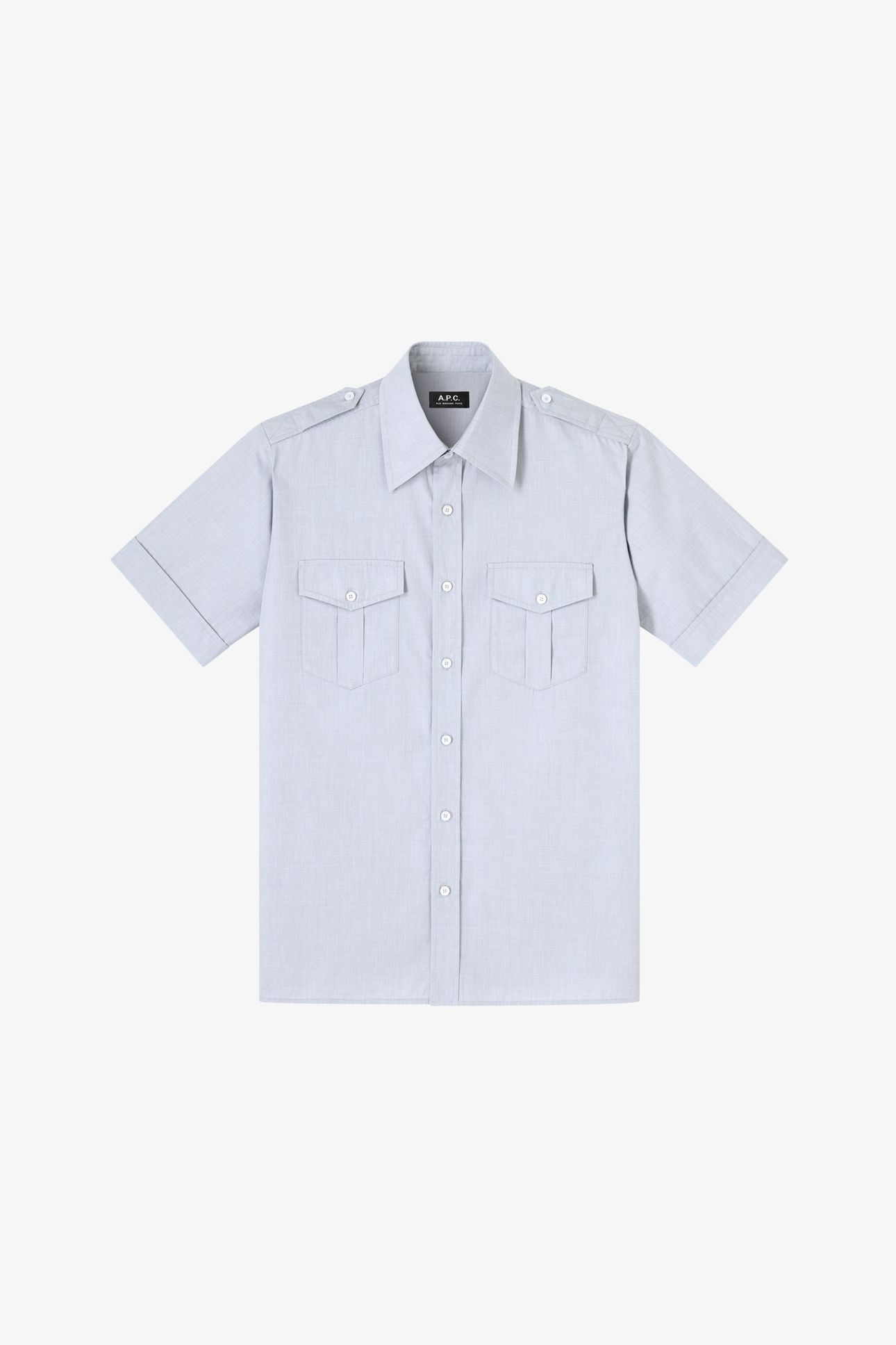 UNISEX POLICEMAN SHIRT LIGHT GREY 6