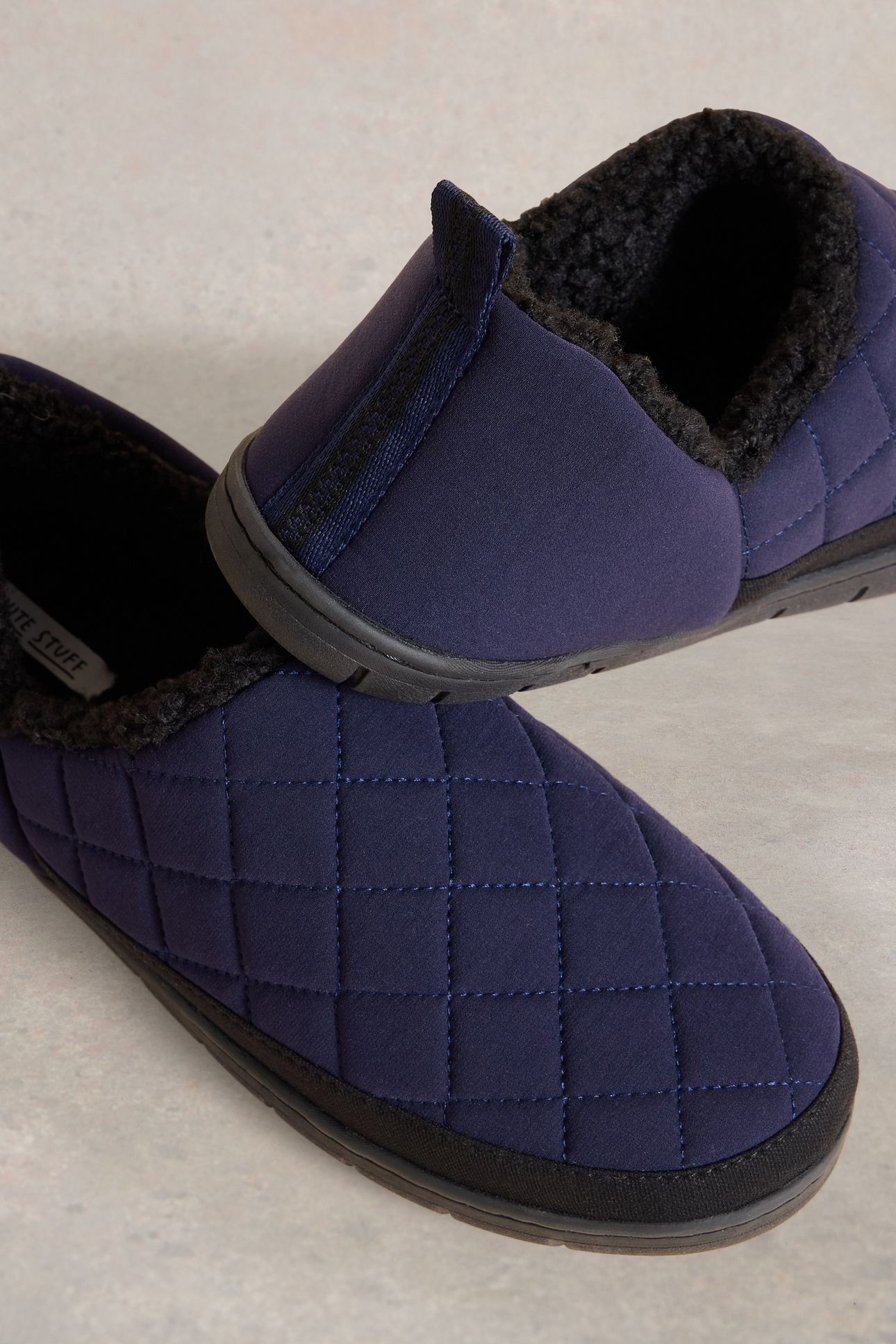 NYLON PUFFER SLIPPER DARK NAVY 3