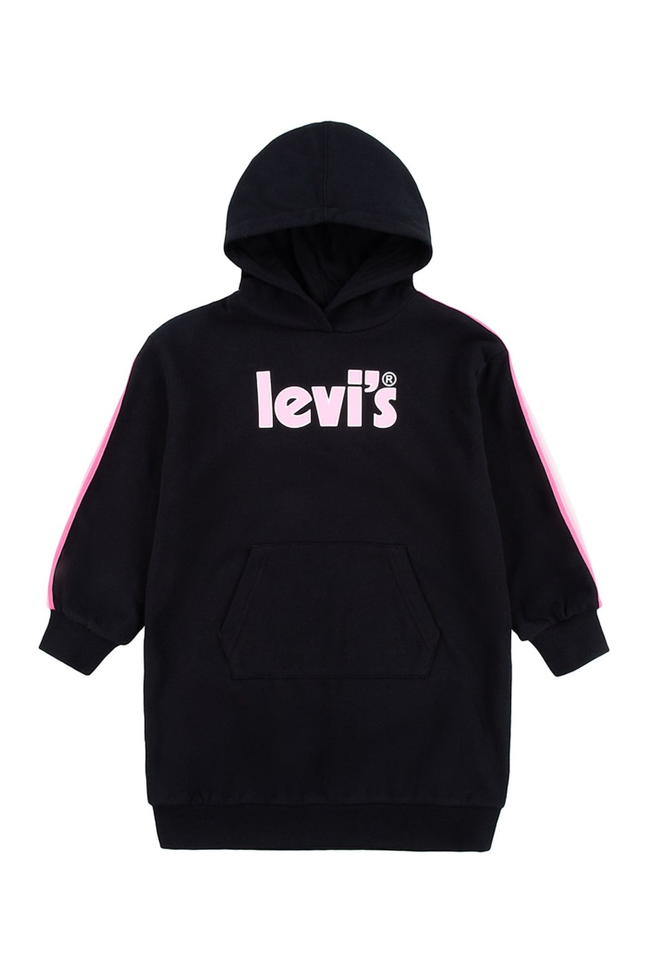 GIRLS SWEATSHIRT DRESS BLACK 1