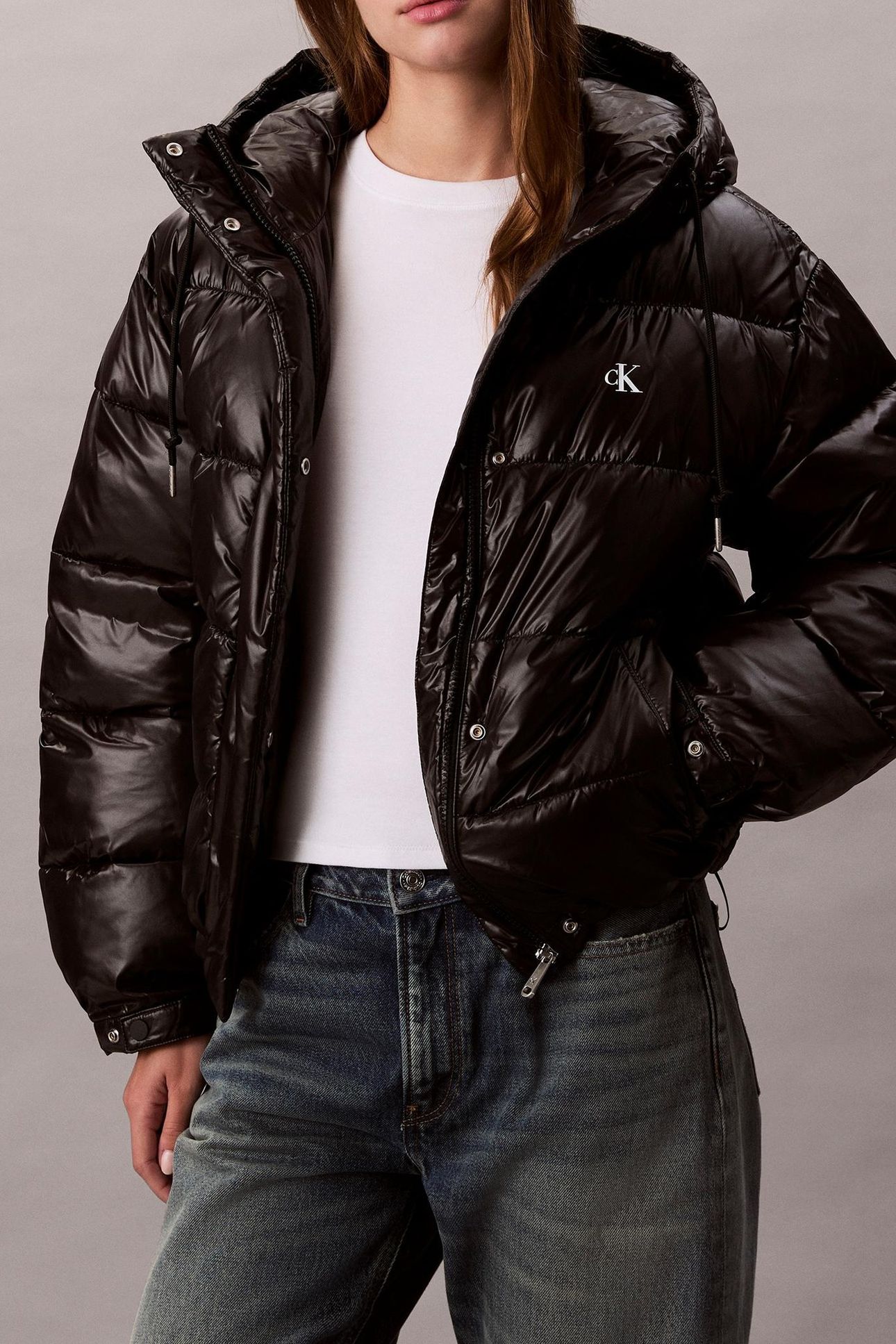 SHINE PUFFER JACKET BLACK 4