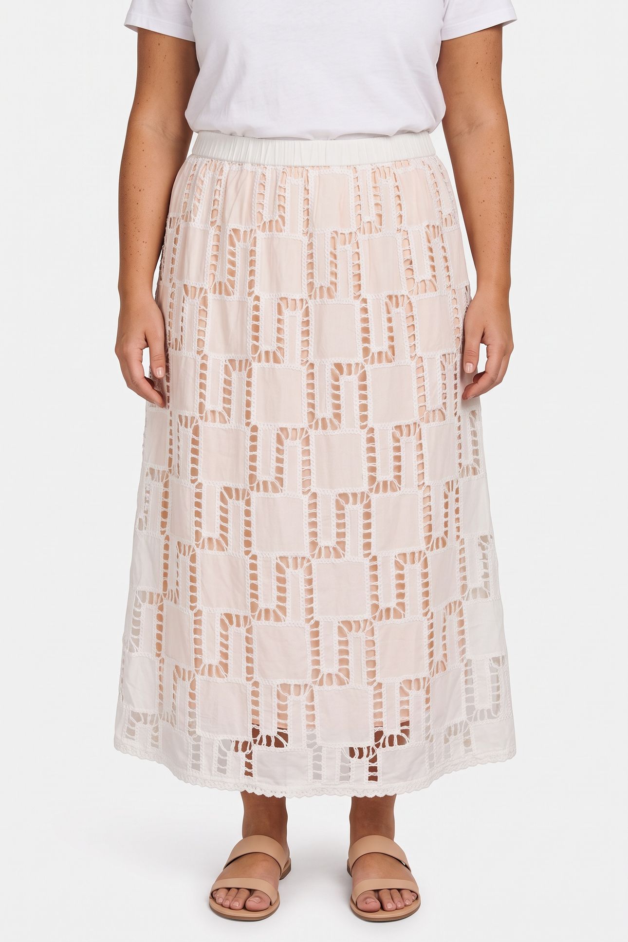 LONG SKIRT ECRU 1