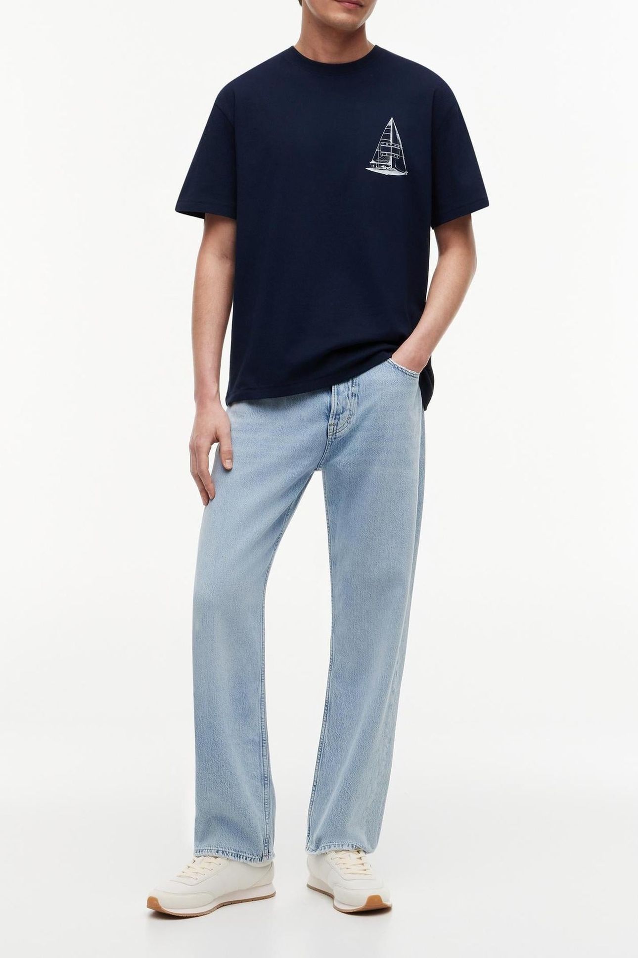 TJM RELAXED SAILBOAT SS DARK NIGHT NAVY 3