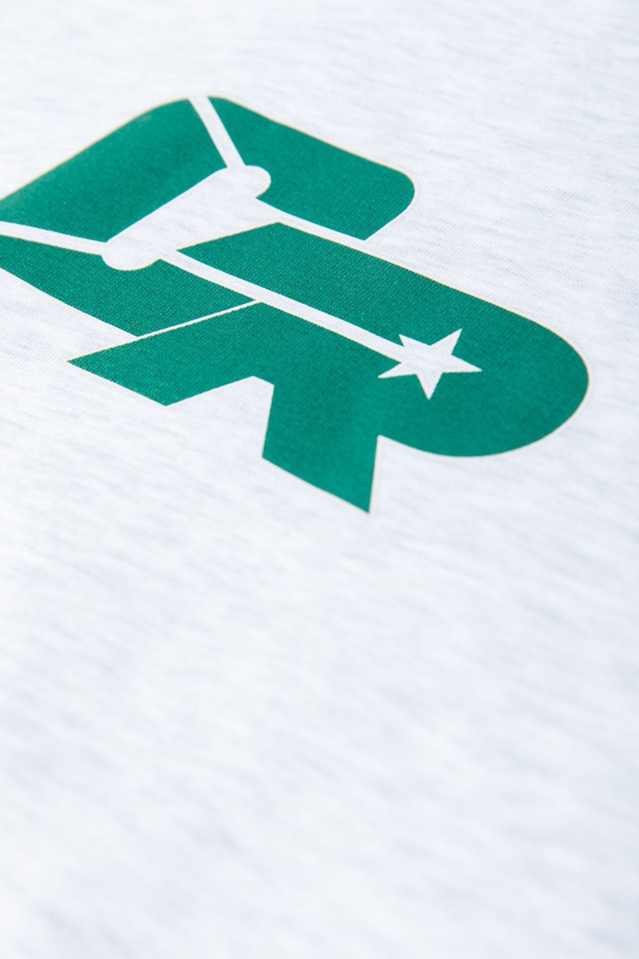 RACER LOGO DROPPED SHOULDER SWEAT LIGHT GREY MELANGE 4