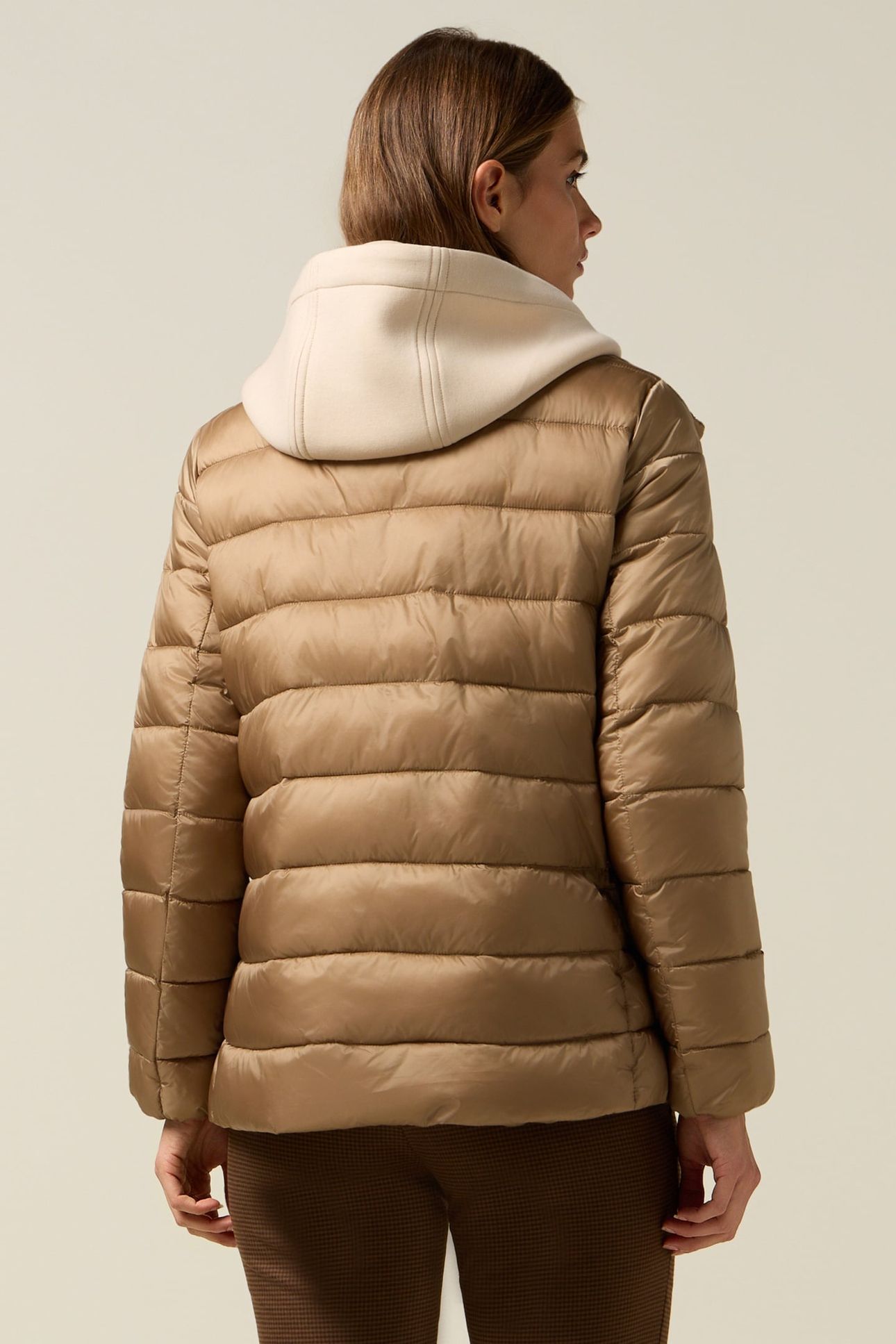 COMBINED DOWN JACKET BEIGE 2