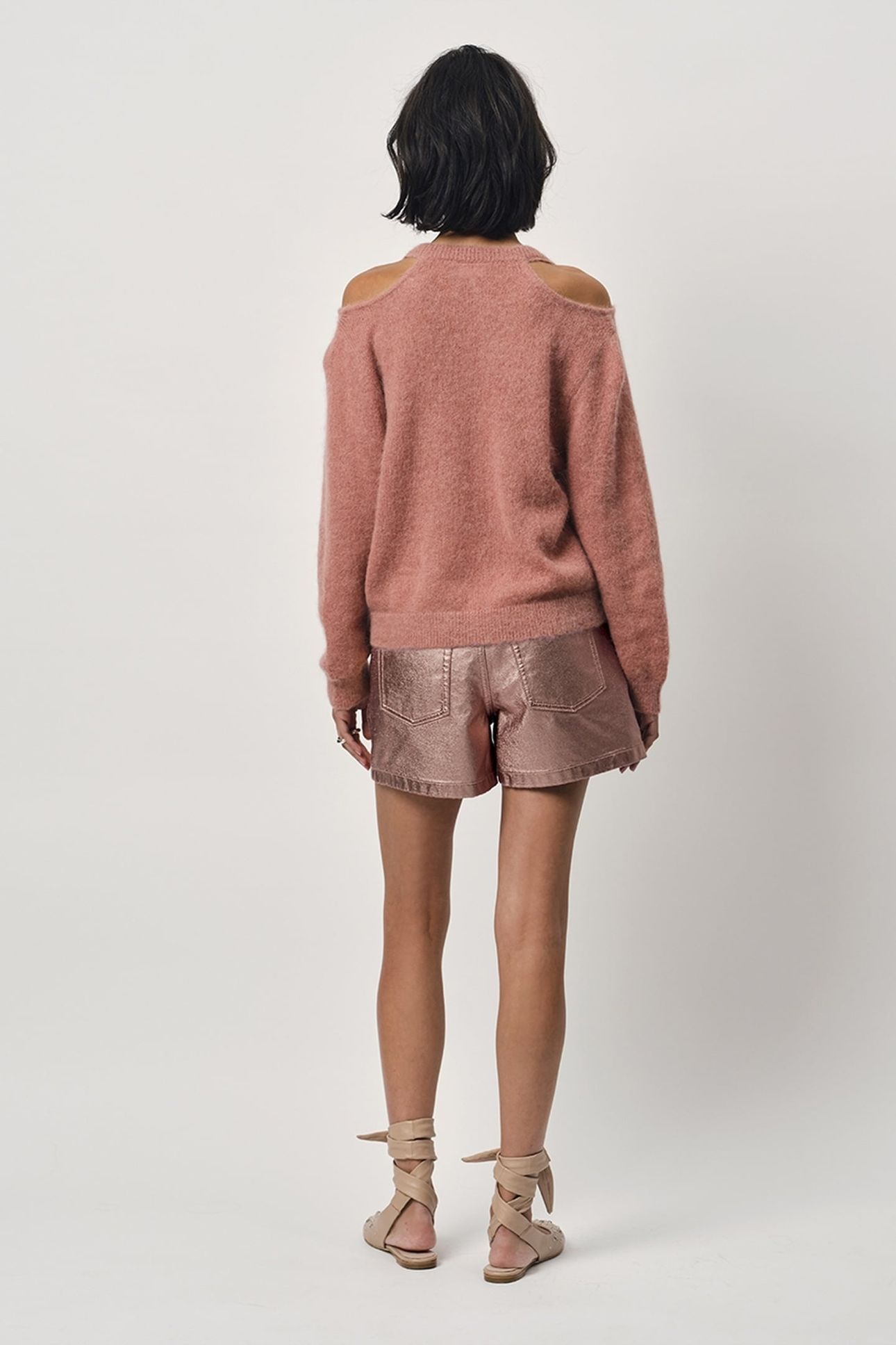 IMANY OPEN SHOULDER SWEAT AMBER GLOW 3