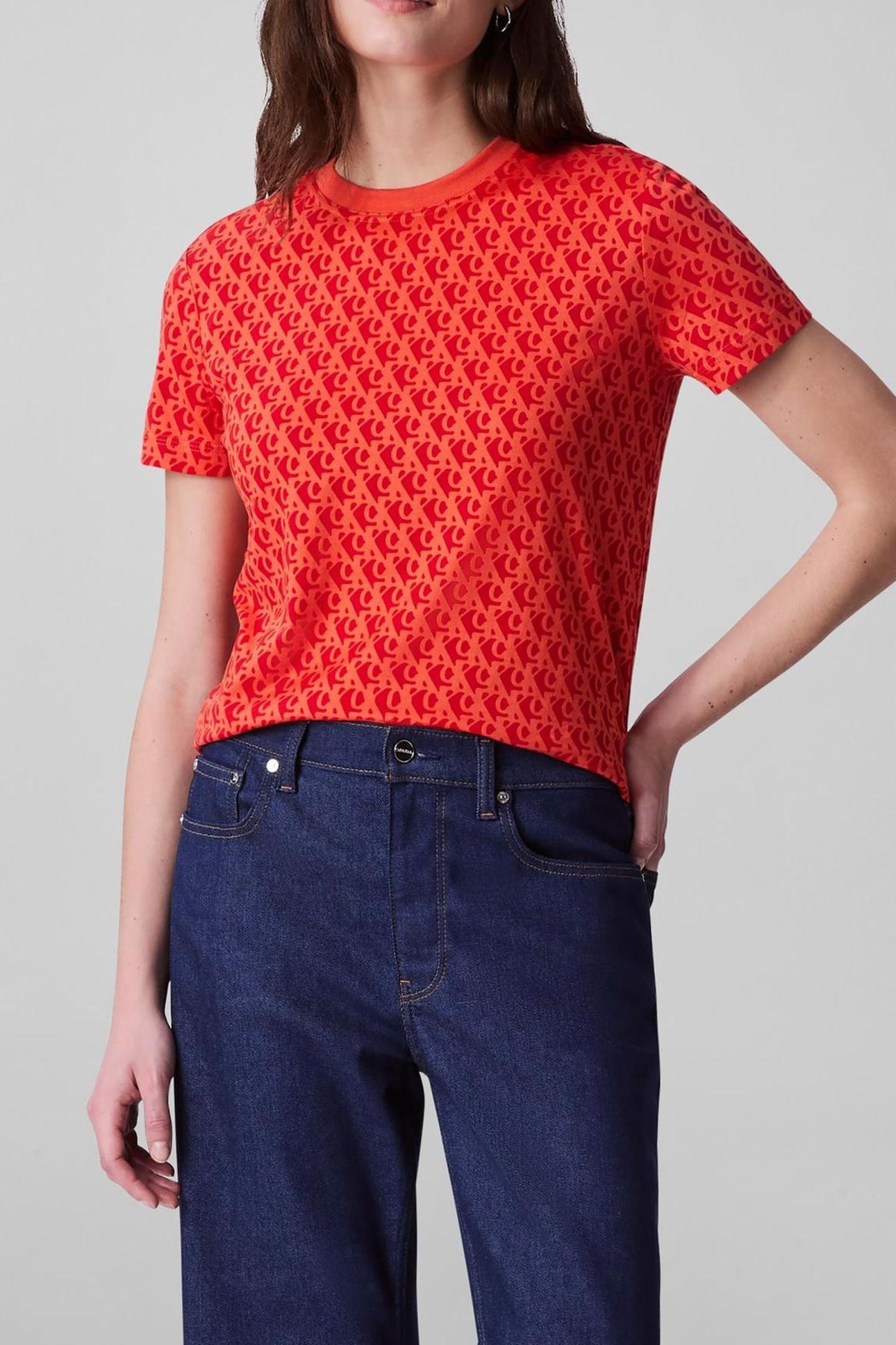 SS CLASSIC TEE POWDER ORANGE 1