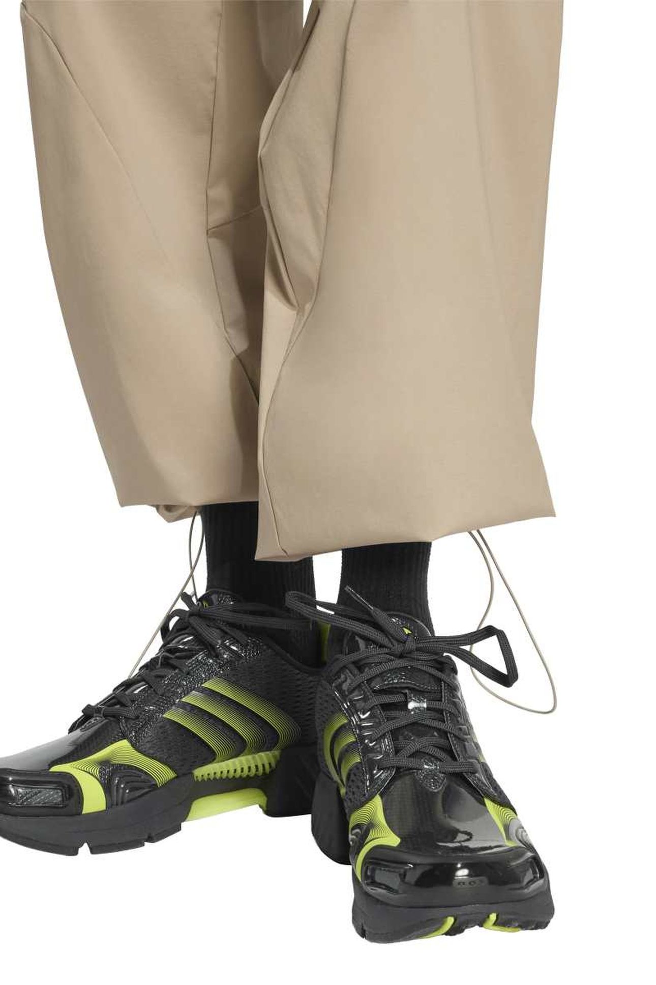 UNISEX F50 STRIPED TRACK PANTS BLANCH BROWN 5