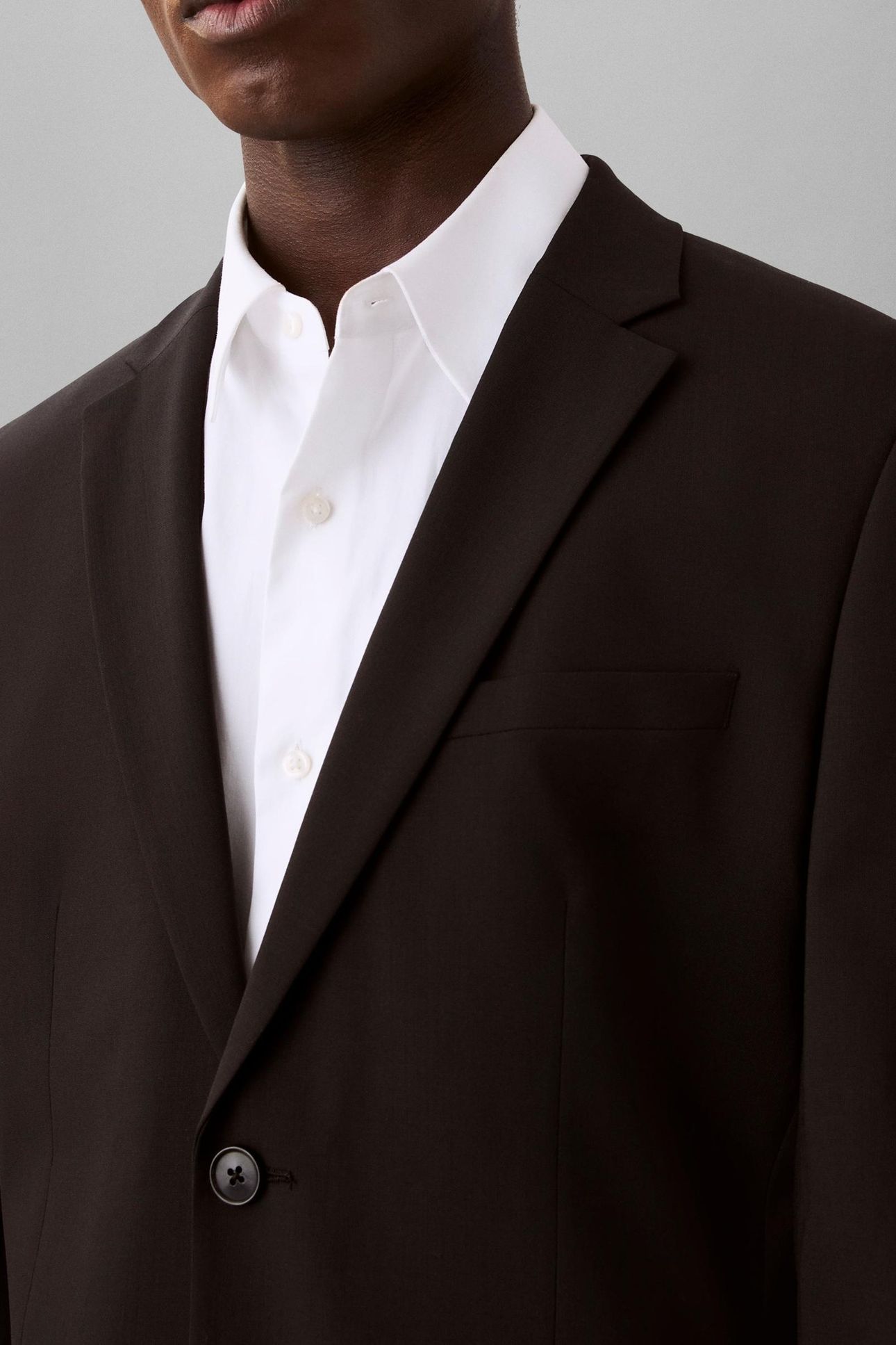 LS ITALIAN WOOL BLEND BLAZER BLACK 7