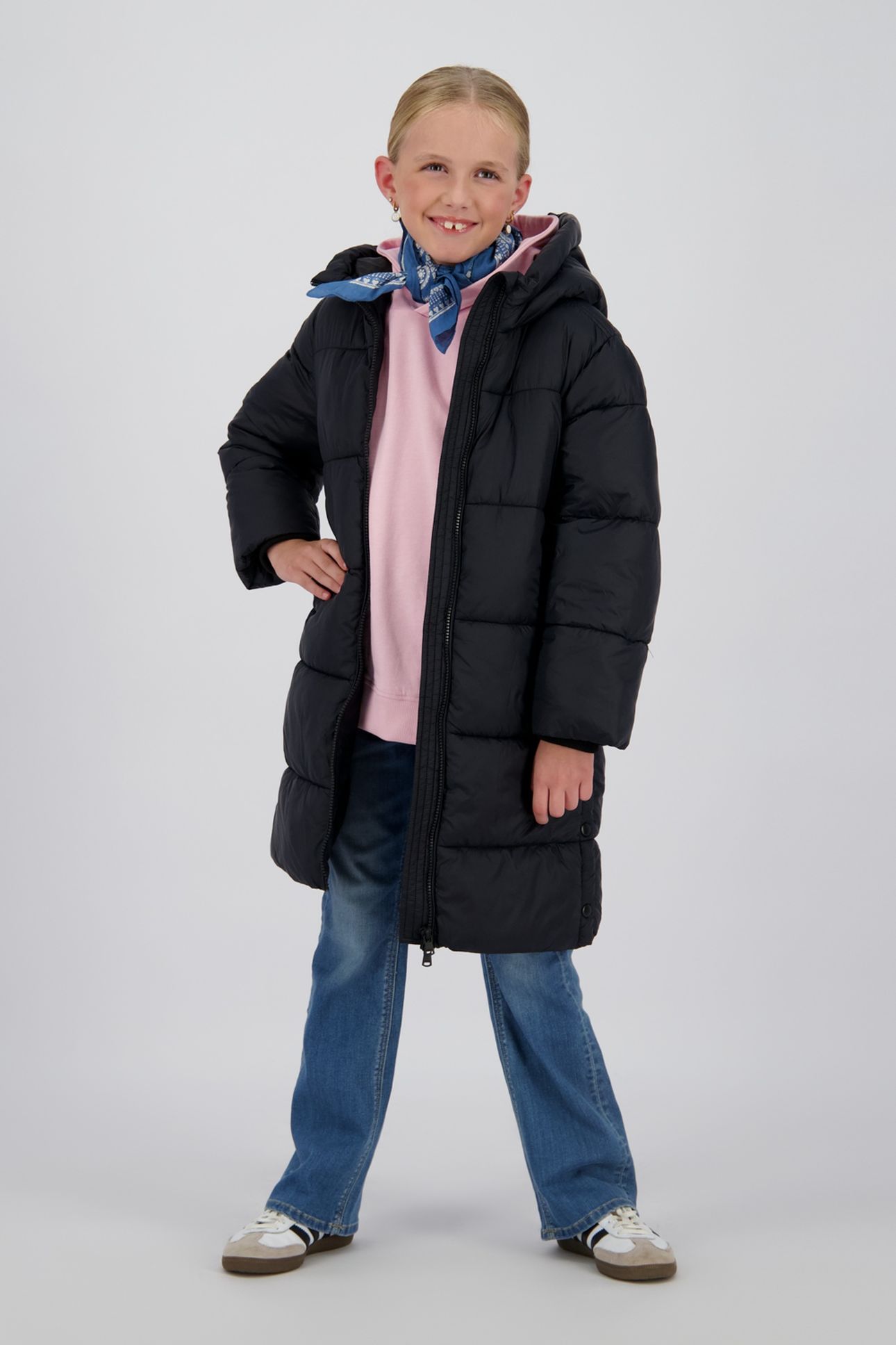 GIRLS TERNA JACKET OUTDOOR DEEP BLACK 1