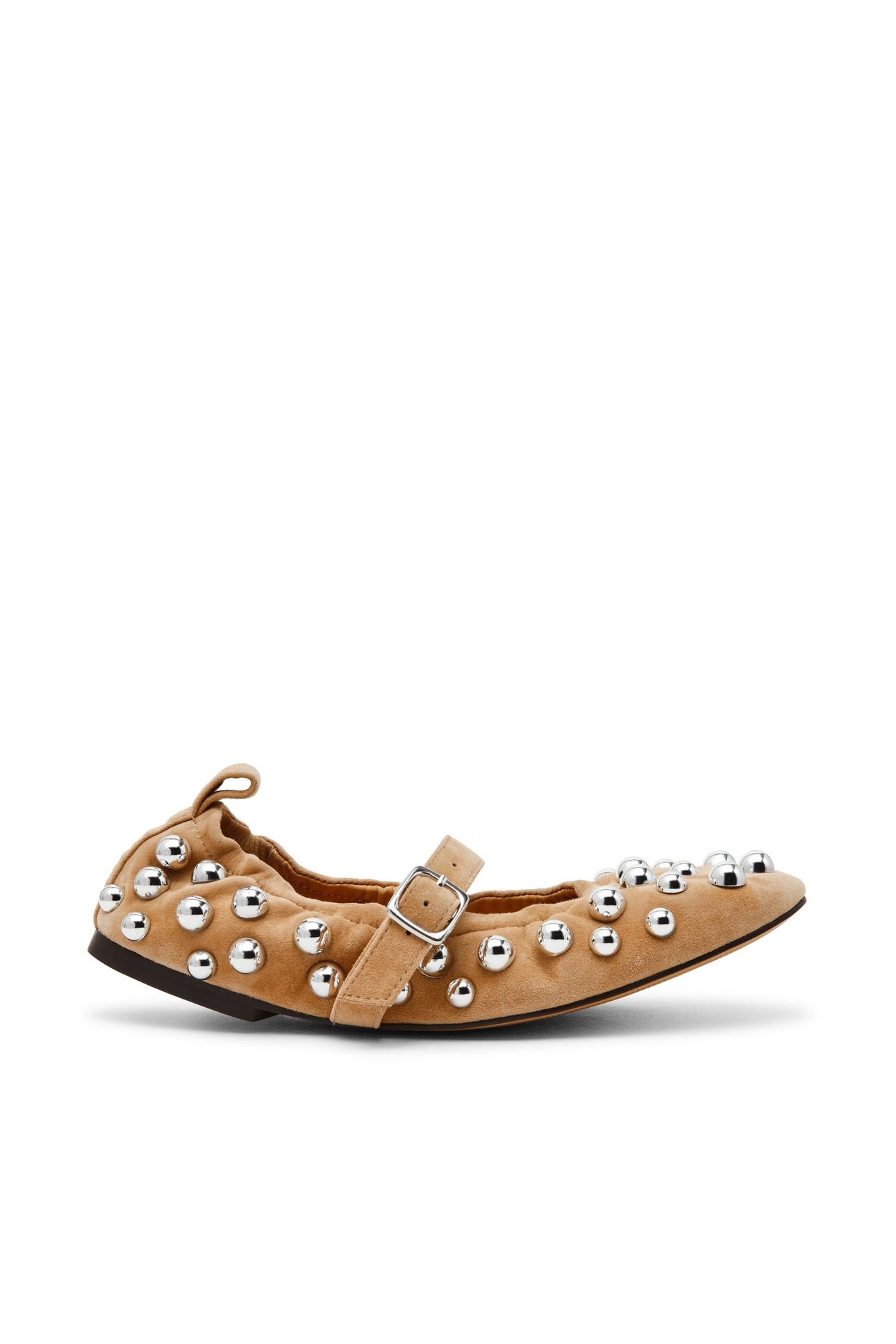 SUNRAYS FLAT SHOES SAND SUEDE 1
