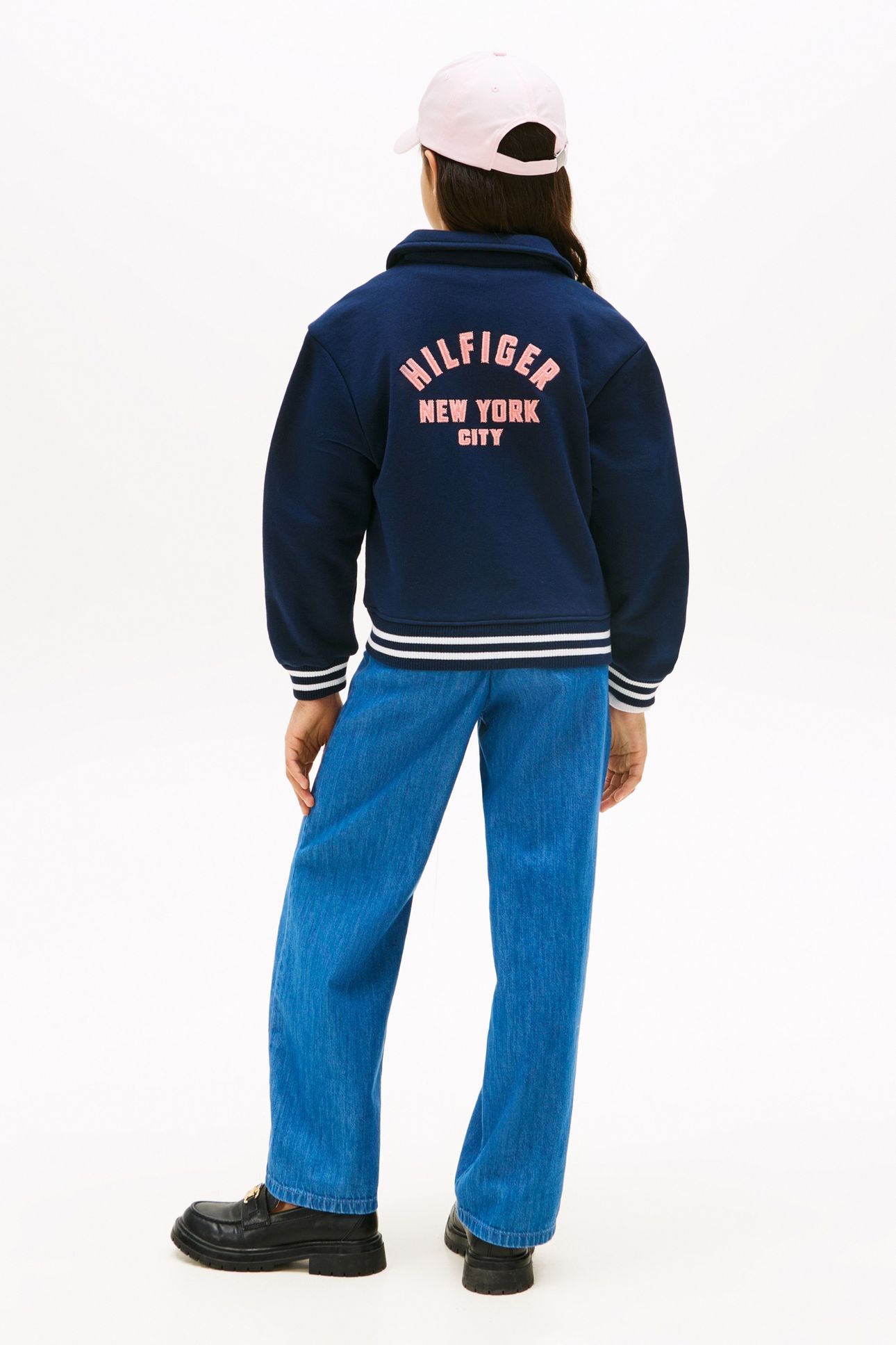 GIRLS TOMMY HILFIGER BOMBER DARK NIGHT NAVY 2