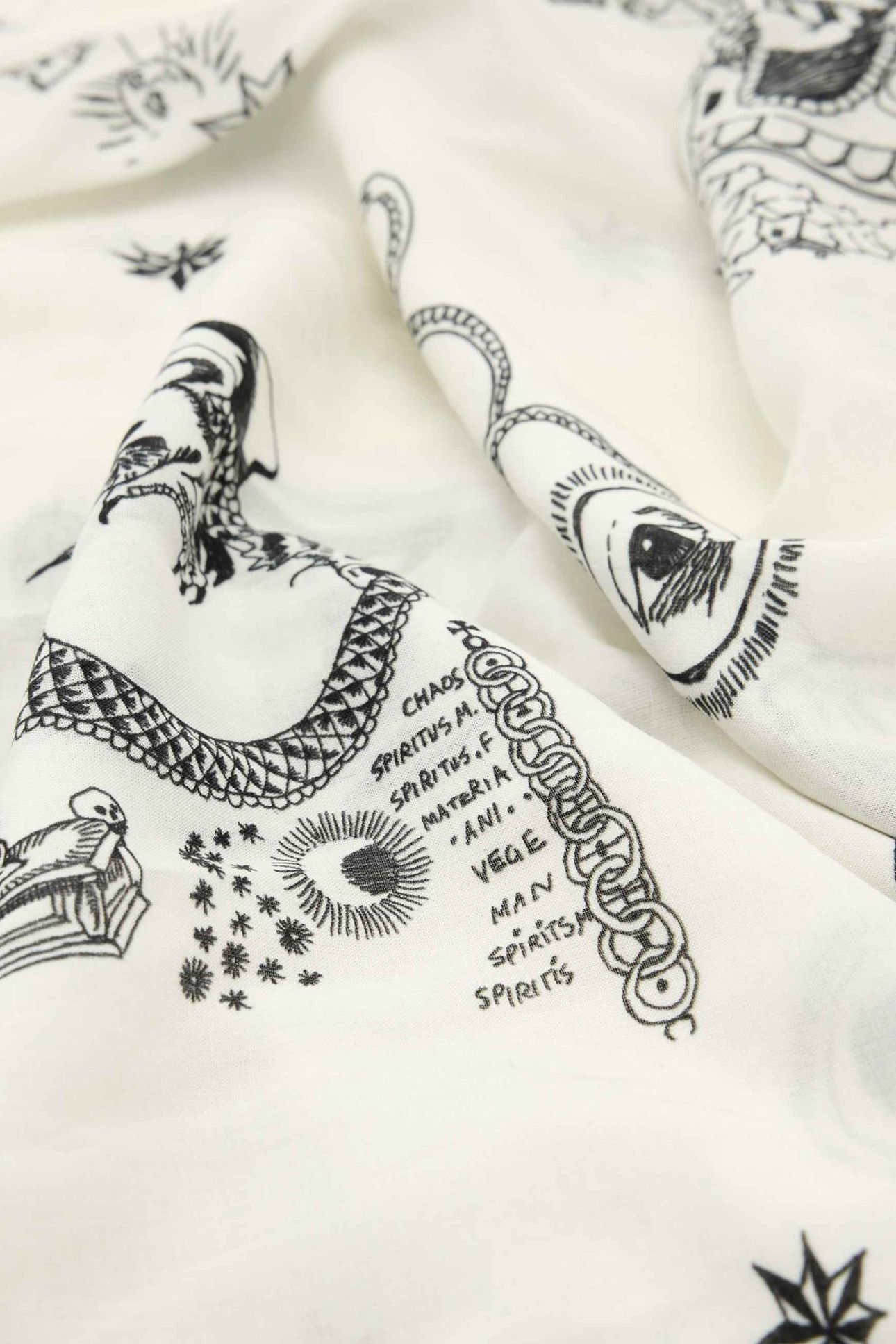 TERRA OBLONG SCARF GYPSUM WHITE 4