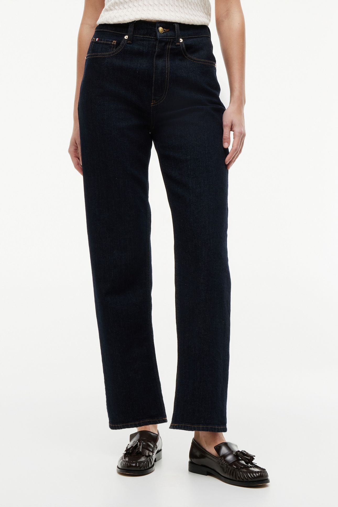 TAPERED RINSE HIGH WAISTED RINSE 2