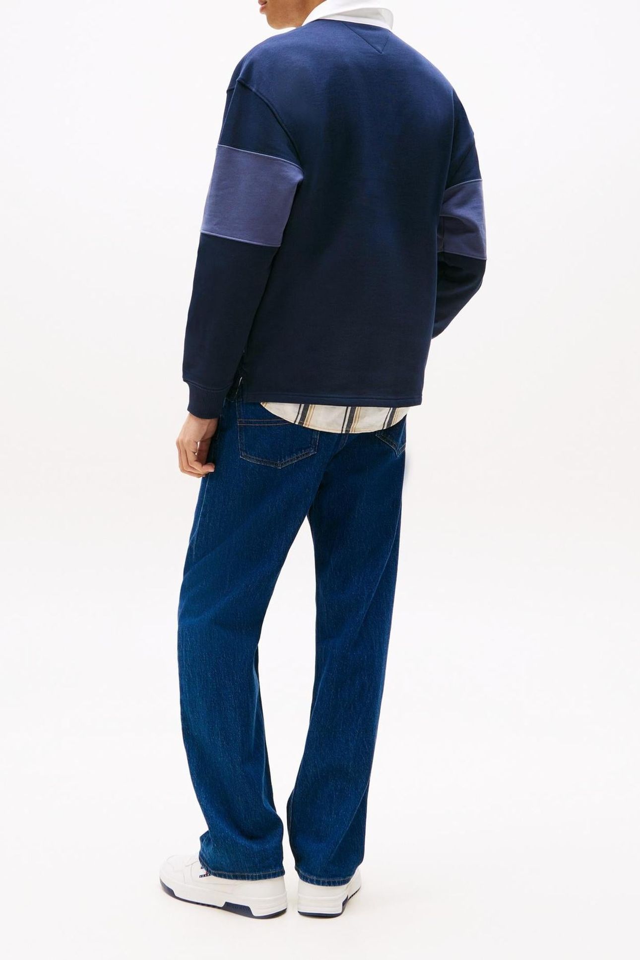 TJM RELAXED TONAL FLAG POLO DARK NIGHT NAVY 2