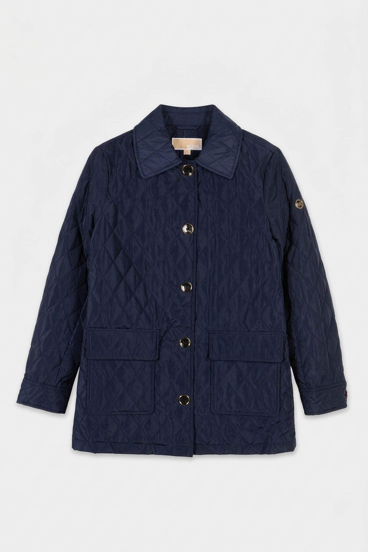 BUTTON UP QUILTED JACKET MIDNIGHT 3